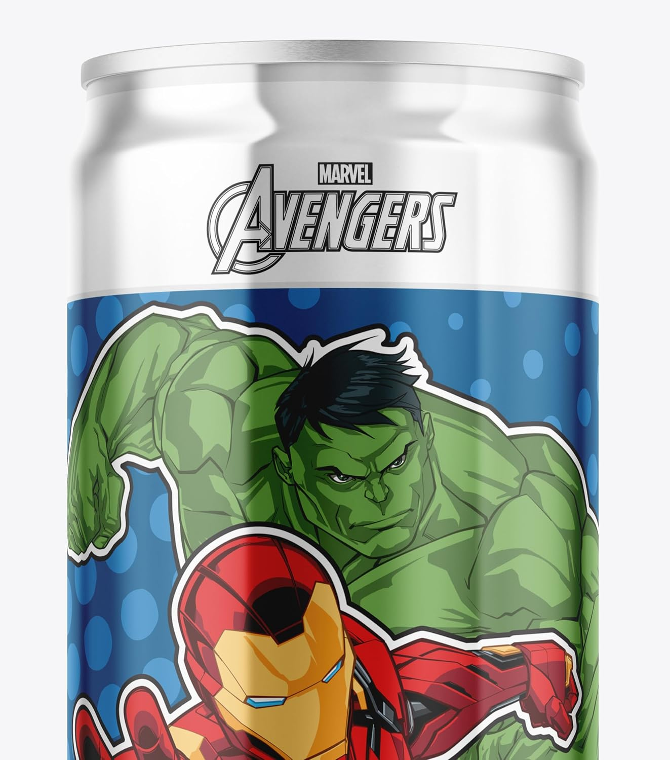 Rippl Marvel Iron Man & Hulk Canned Sparkling Mineral Water, 330 Ml, 24 Pack image number 3