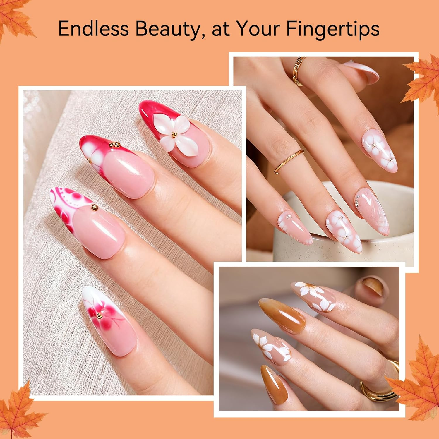 Makartt Clear Blooming Gel 15Ml UV LED Soak off Nail Art Polish for Spreading Effect Marble Nail Polish Gel Paint Nail Designs for DIY Color Flower Watercolor Magic Beauty Gift image number 5