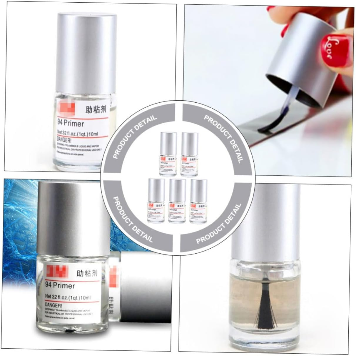 GANAZONO Bottles Adhesion Promoter Automotive Double-Sided Adhesive Tape Promoter for Car Accessories image number 5