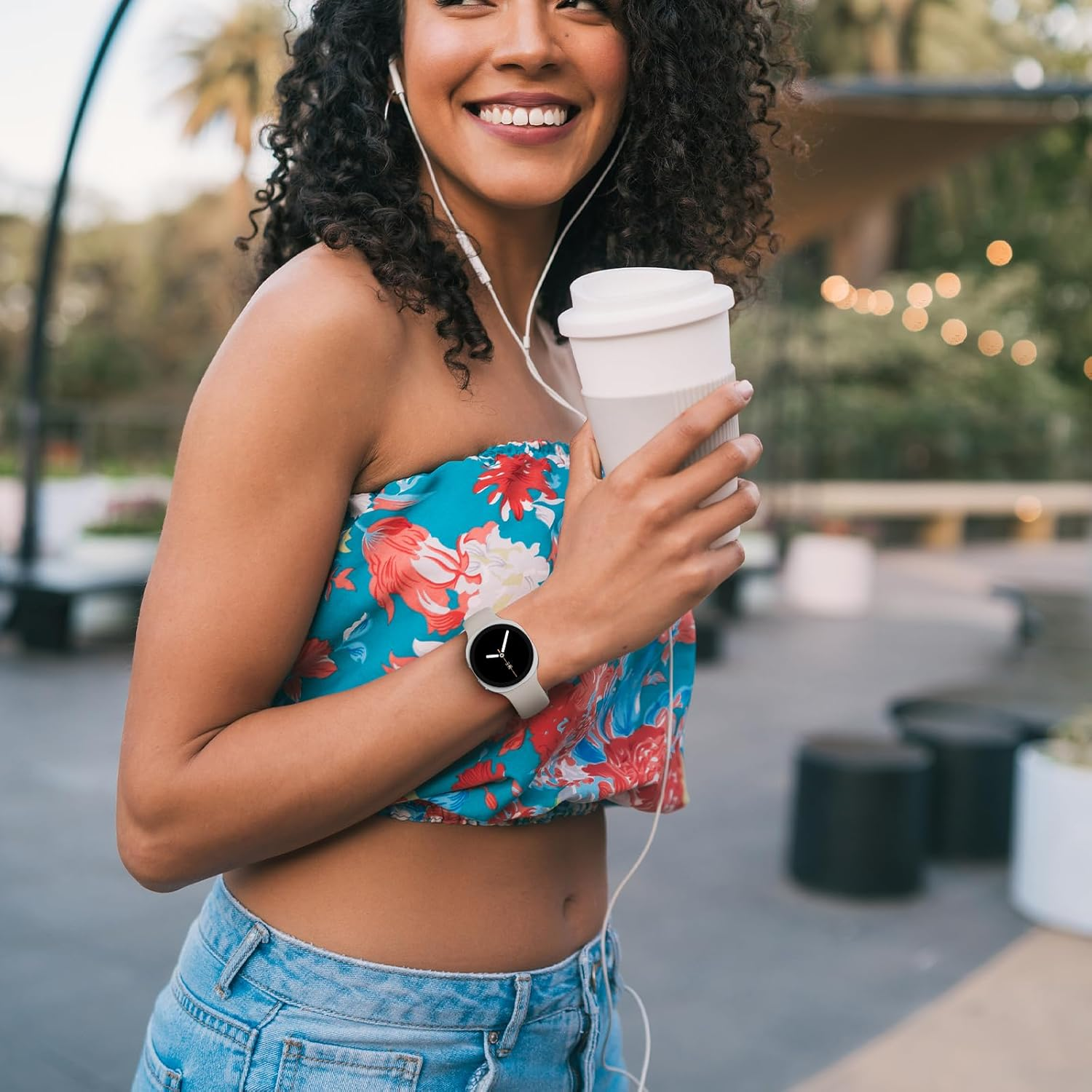 Sport Bands for Samsung Galaxy Watch 8 Band 40Mm 44Mm/Watch 8 Classic Band 46Mm Women Men,Soft Silicone Waterproof Rubber Strap for Samsung Galaxy Watch 8 Classic Bands 46 Mm/Watch 8 44 Mm 40 Mm - Army Green image number 6