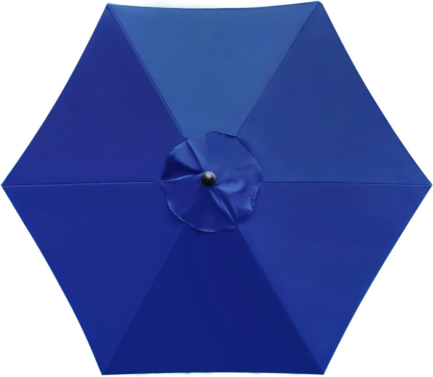 Sunnyglade 7.5Ft Patio Umbrella Replacement Canopy Market Umbrella Top Outdoor Umbrella Canopy with 6 Ribs - Black image number 5