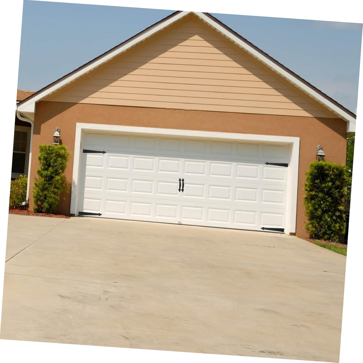 Uonlytech Garage Door Magnets Decorative Hardware Kit Hinge Handles Minimalist Design Easy to Install image number 3