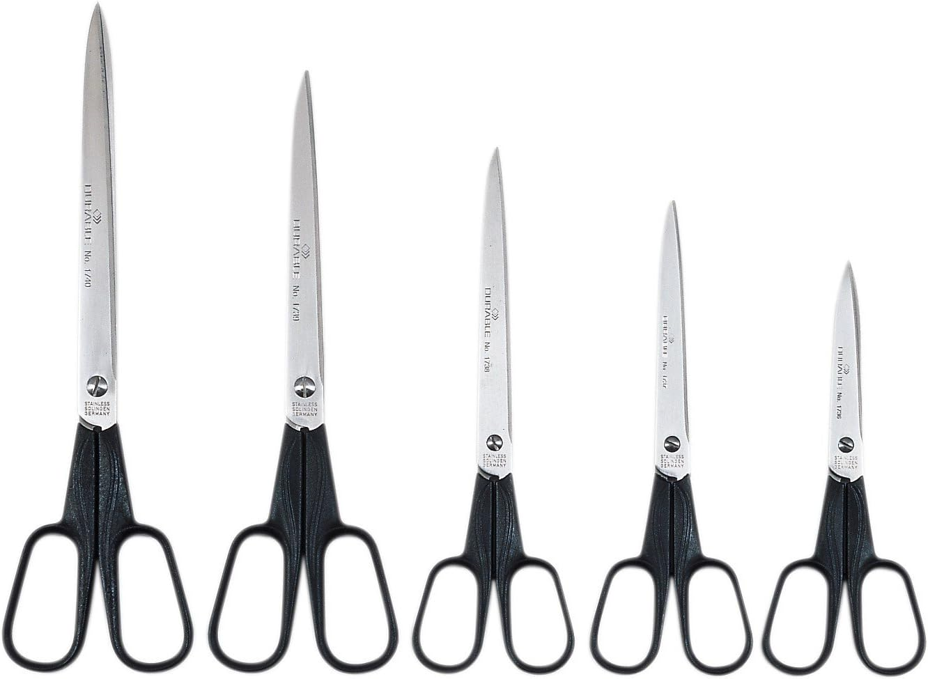 Durable 173801 Office Paper Scissors 20 Cm (8 Inch) Black image number 2