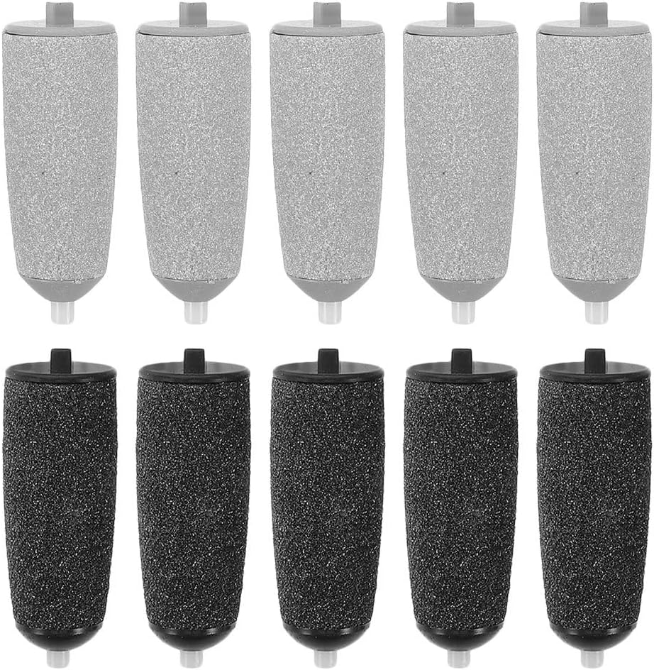 Healvian 10Pcs Foot File Roller Refills: Electric Feet Callus Remover Replacement - Coarse Roller Refill Heads for Foot Care Pedicure Tools image number 3