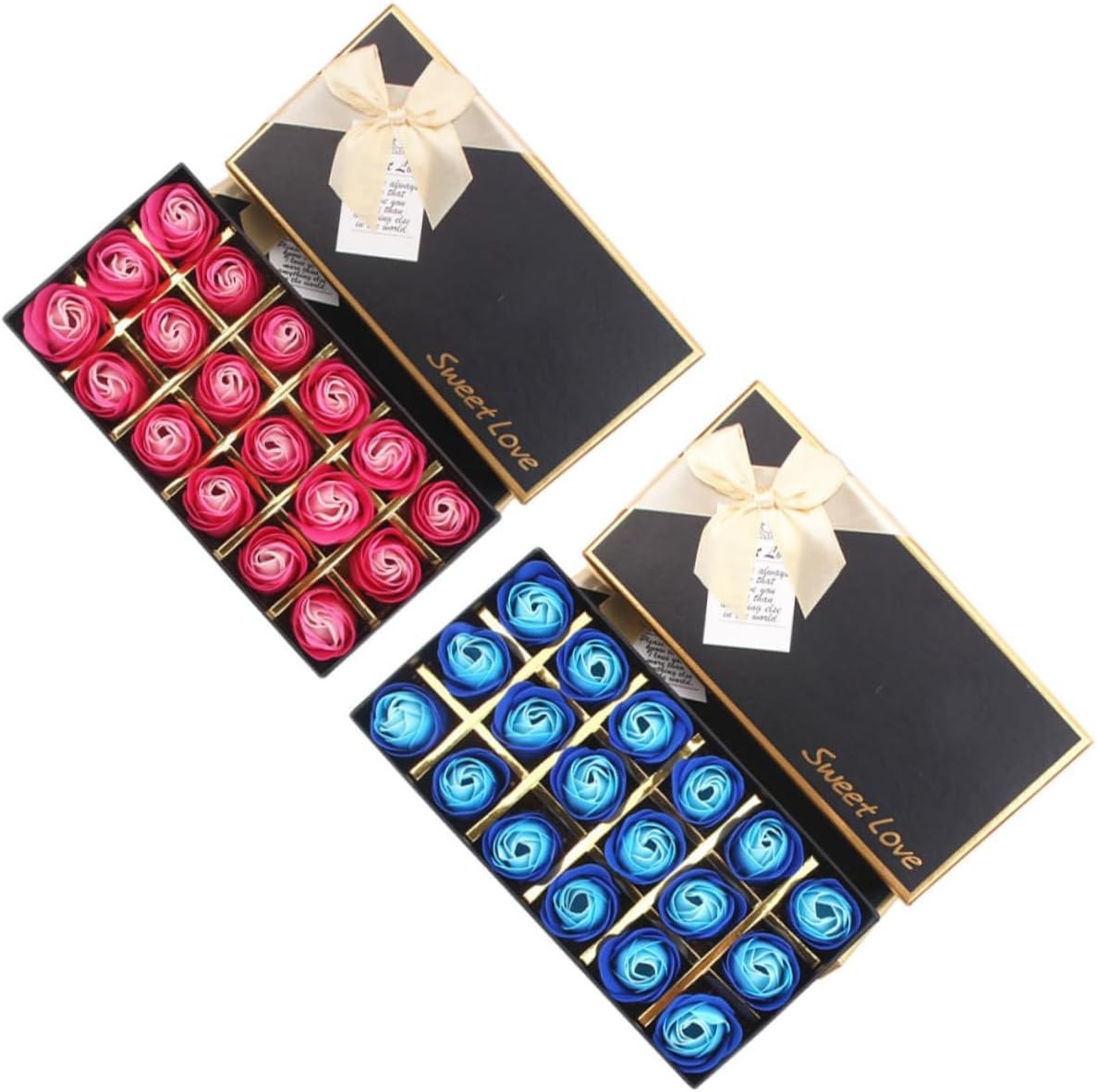 OHPHCALL Flower Soap Mothers Day Present Soap Flower Box Creative for Mom or Girlfriend image number 2