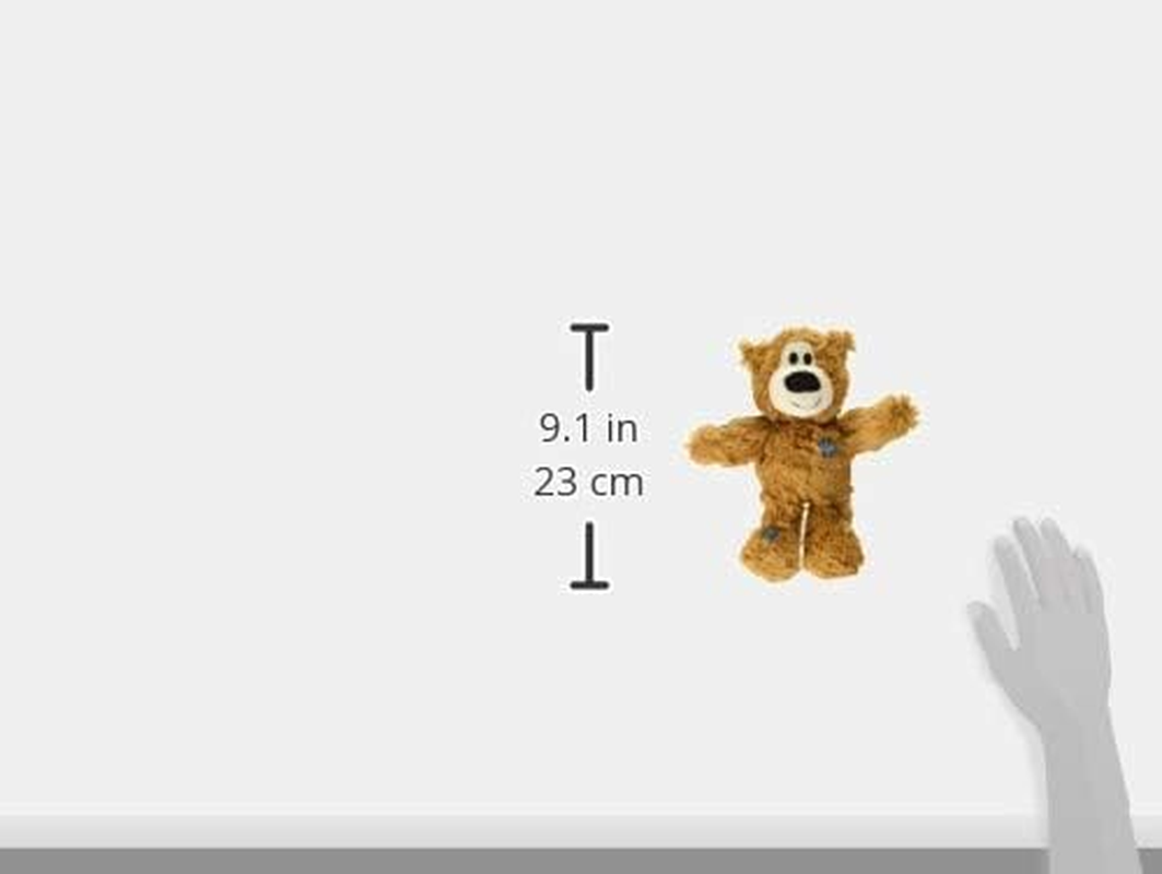 KONG Wild Knot Teddy M Brown Dog Plush Toy image number 6