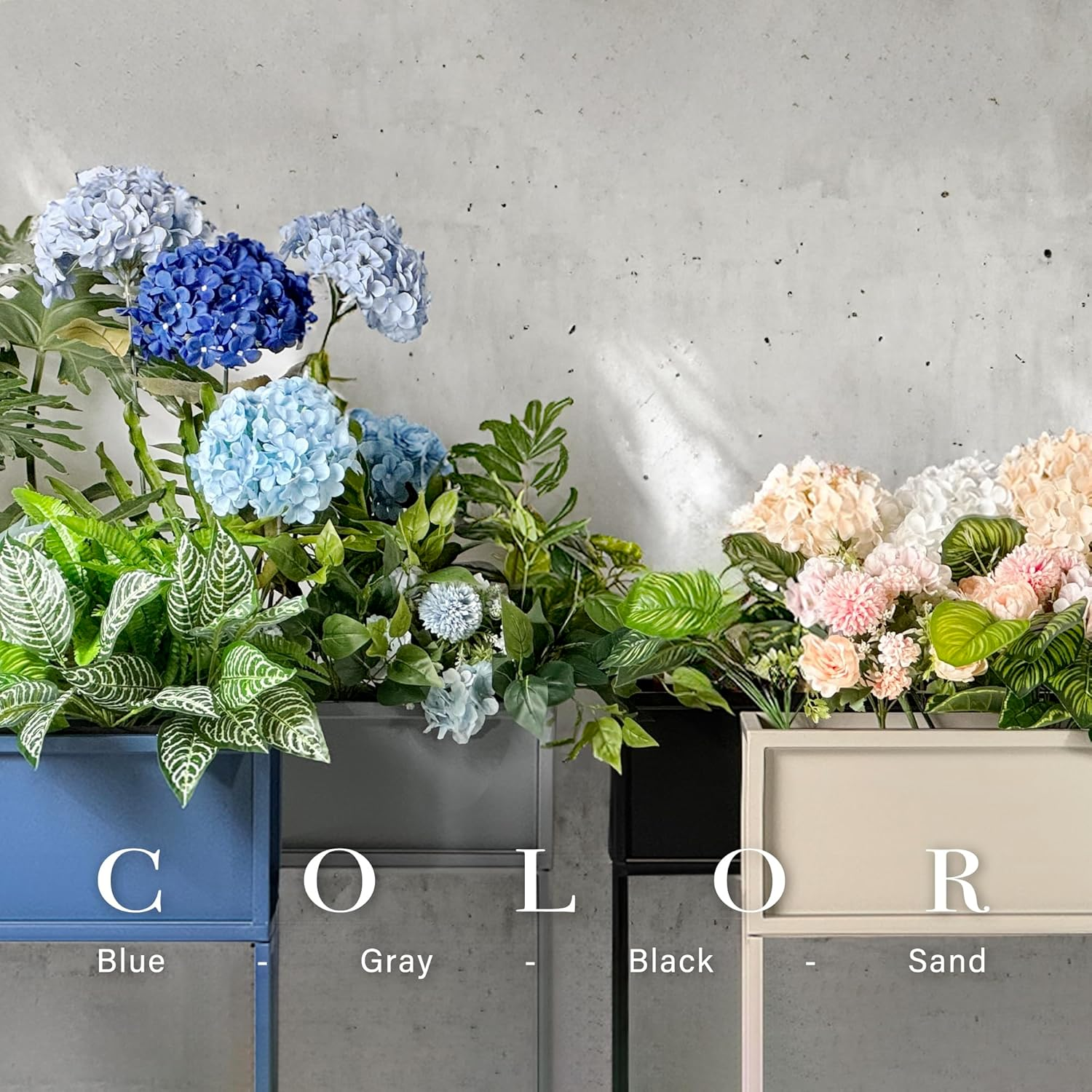 Cocoyard Elevated Outdoor Planter Box - 28 Inch Durable Raised Garden Bed for Planting Herbs, Flowers & Vegetables - Stylish Planter Boxes for Patio Decor & Backyard Gardening - Plant Stand image number 3