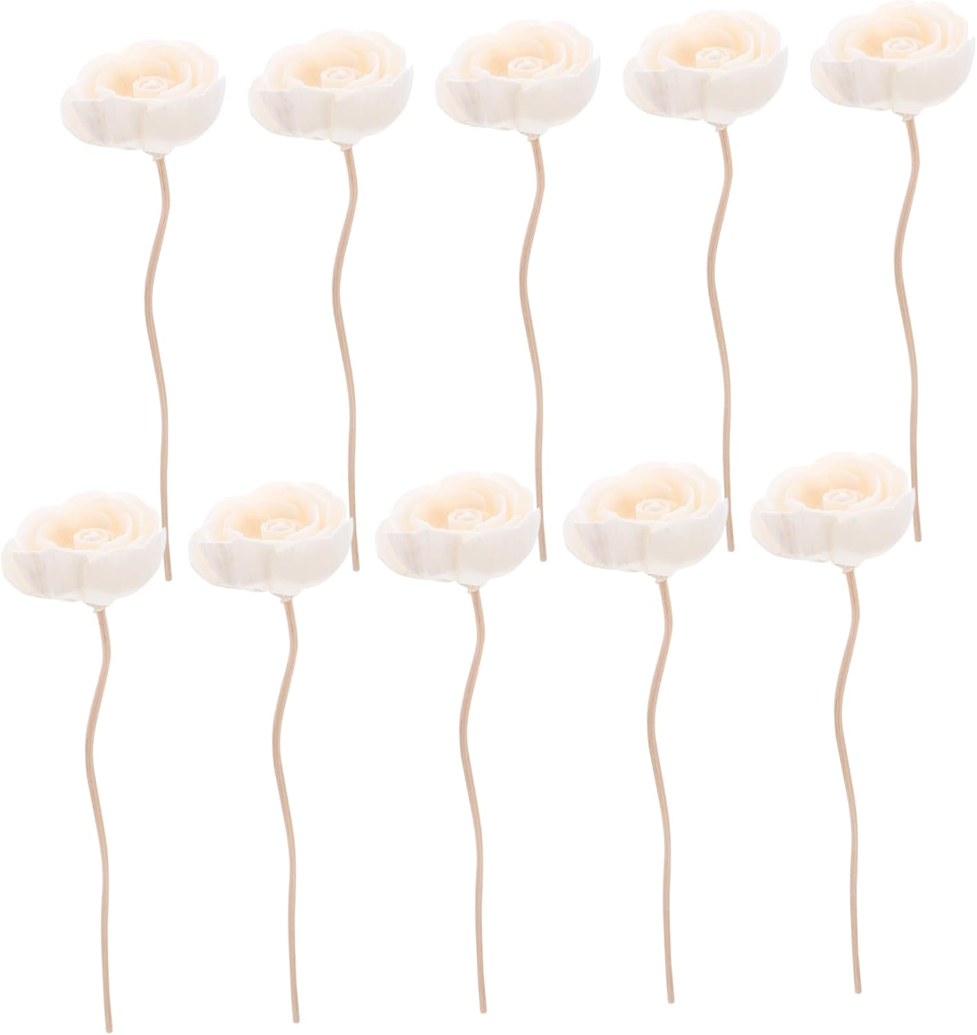 DOITOOL 20Pcs Aromatic Dried Flower Diffuser Sticks for Home Office Spa Scent Diffuser Sticks Aroma for Essential Oil Aroma in Home Decor image number 3