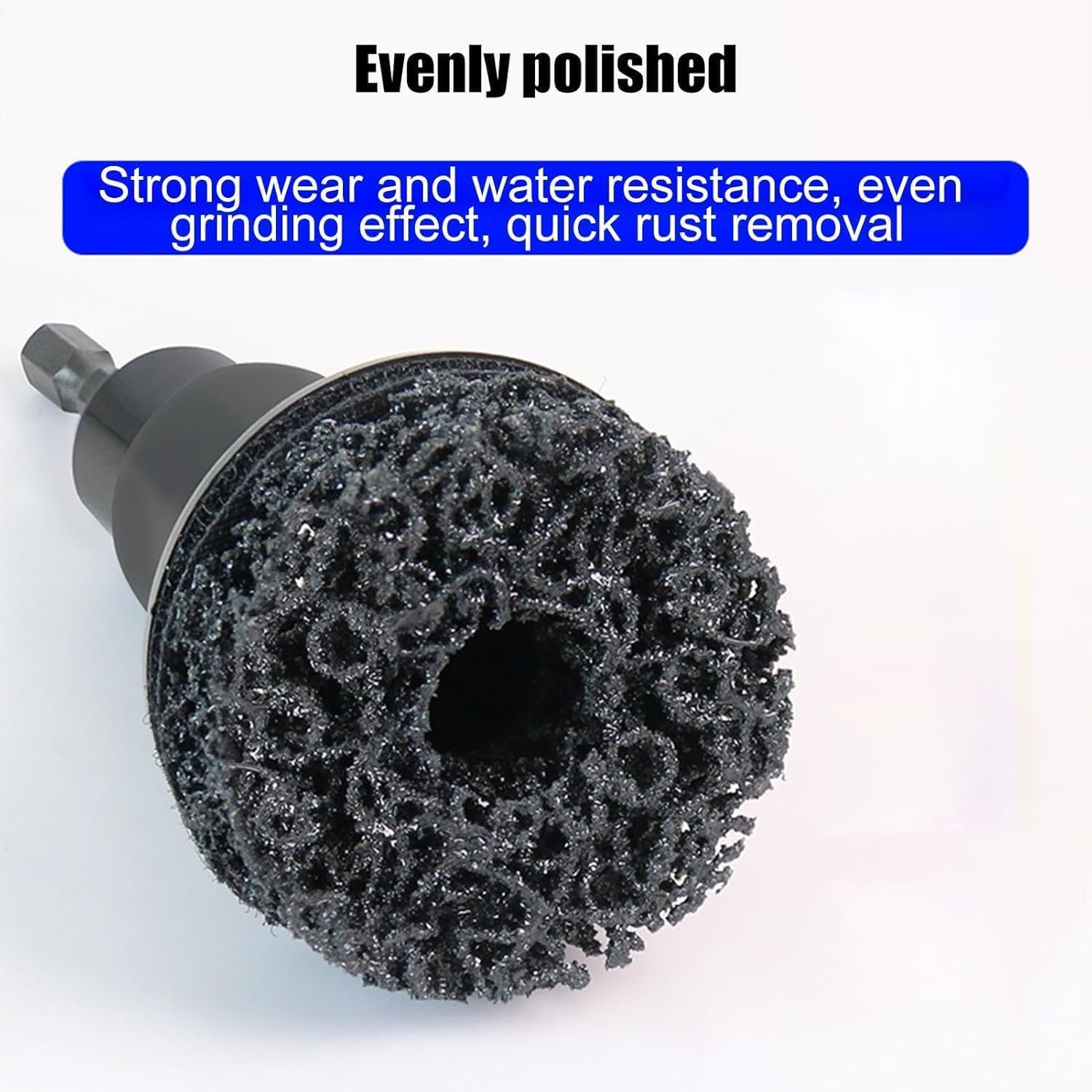 Polishing Maintenance Automotive Tool, Stud Removal Tool Wheel Hub Resurfacing Kit, Portable Rust Remover Cleaner Kit Polishing Maintenance Automotive Kit for 1/2 Inches Wrenches image number 3