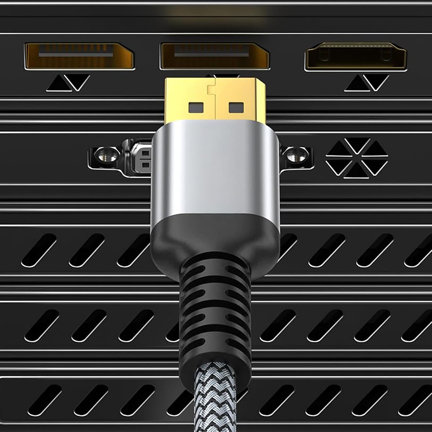 Displayport Cable 1.4, Tunghey 8K 4K DP Cable, Display Port Cord [8K@60Hz, 4K@144Hz, 2K@240Hz, 32.4Gbps], High Refresh Rate for Gaming Monitor, HBR3, HDR (1.5M) image number 2