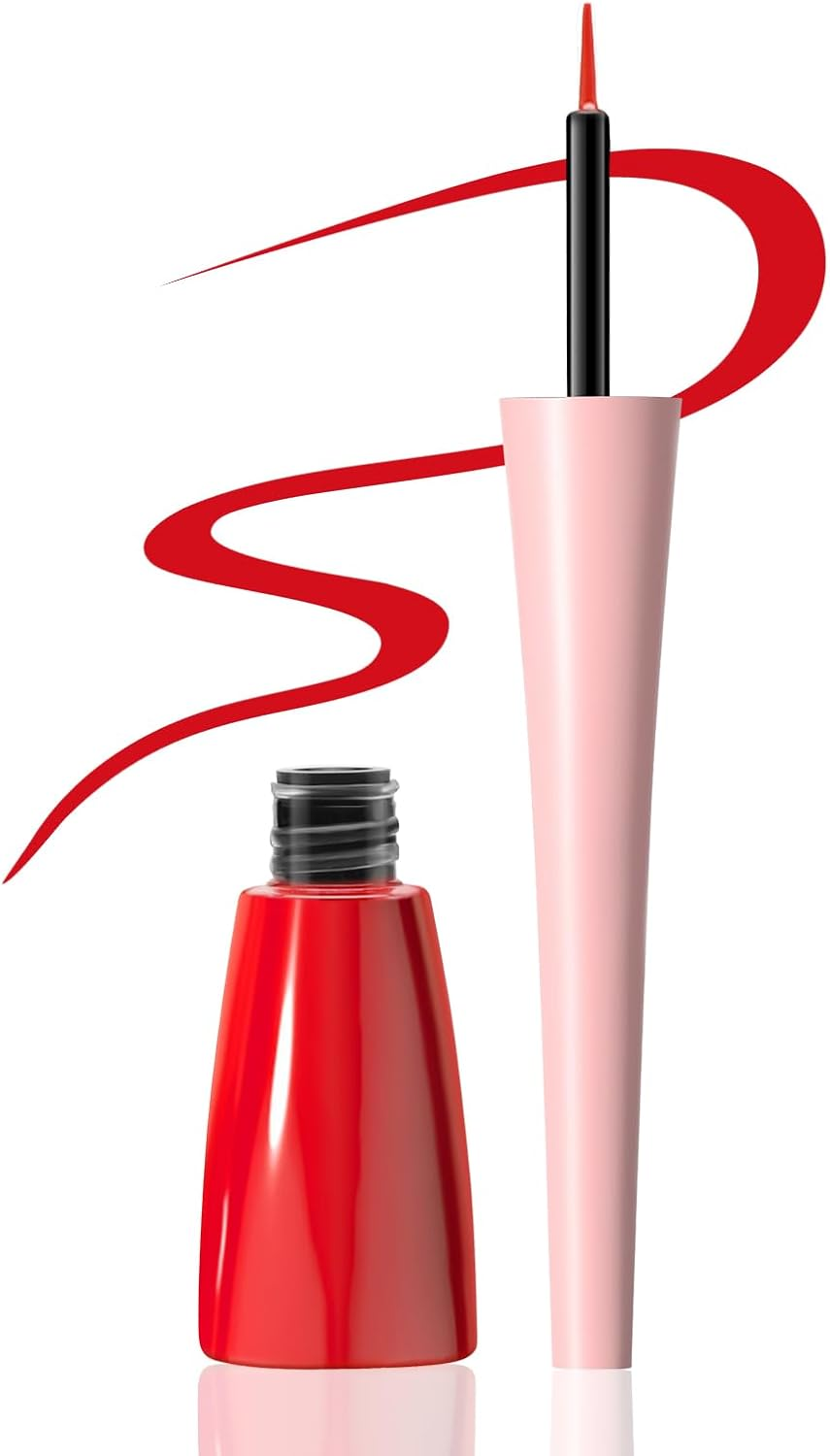 Boobeen Liquid Eyeliner Pen, Colored Eye Liner Waterproof Smudge Proof, Eyeliner Ink Liner with Precision Tip for Bold Eye Looks - Brown image number 7