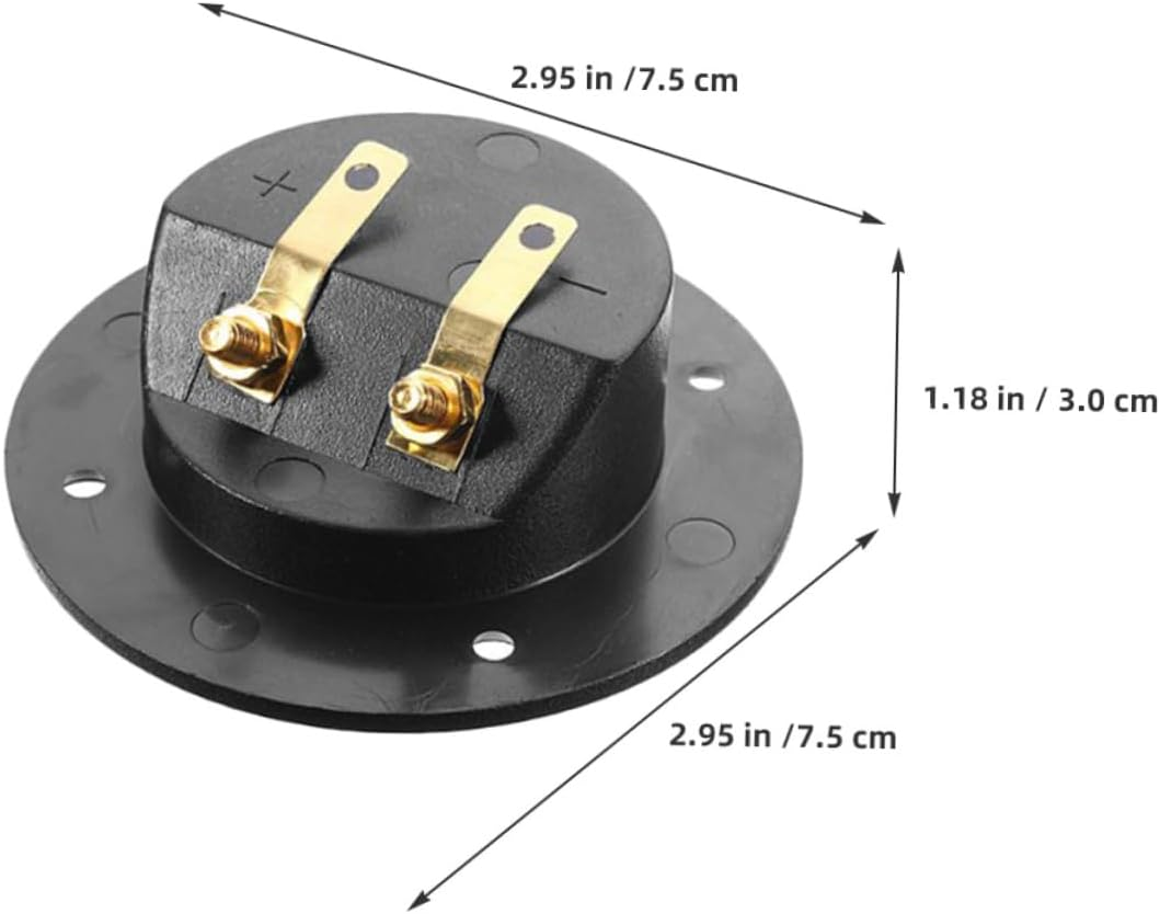 HIAKDOFT 8PCS Full Copper Speaker Wire Connector Terminal Box with Binding Posts for DIY Home Car Stereo Systems High Conductivity Audio Cable Terminal for Subwoofers Soundbars Hifi image number 5