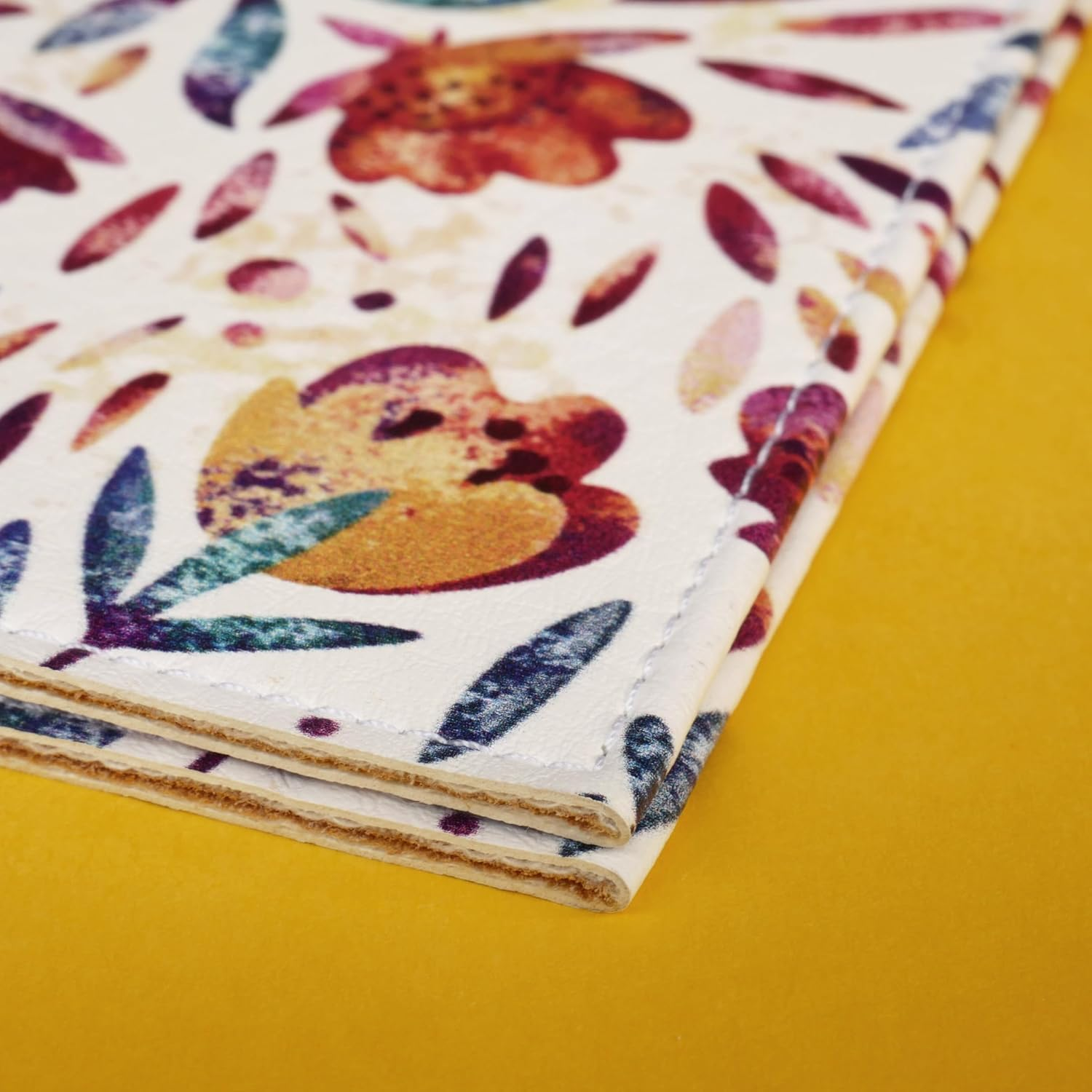 Quttie Passport Cover for Kids, Women and Men, Cute Travel Passport Holder, 20. Flower Pattern, Soft Cover - 08. Little Cool Dino image number 3