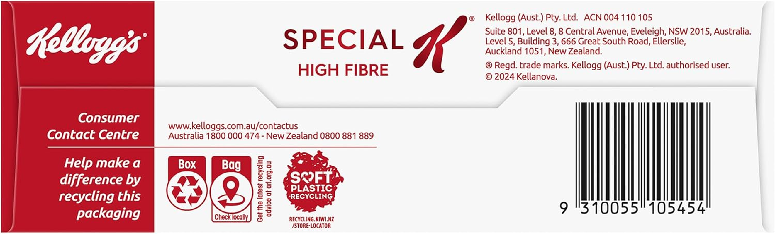 Kellogg&rsquo;S Special K High Fibre 385G image number 6