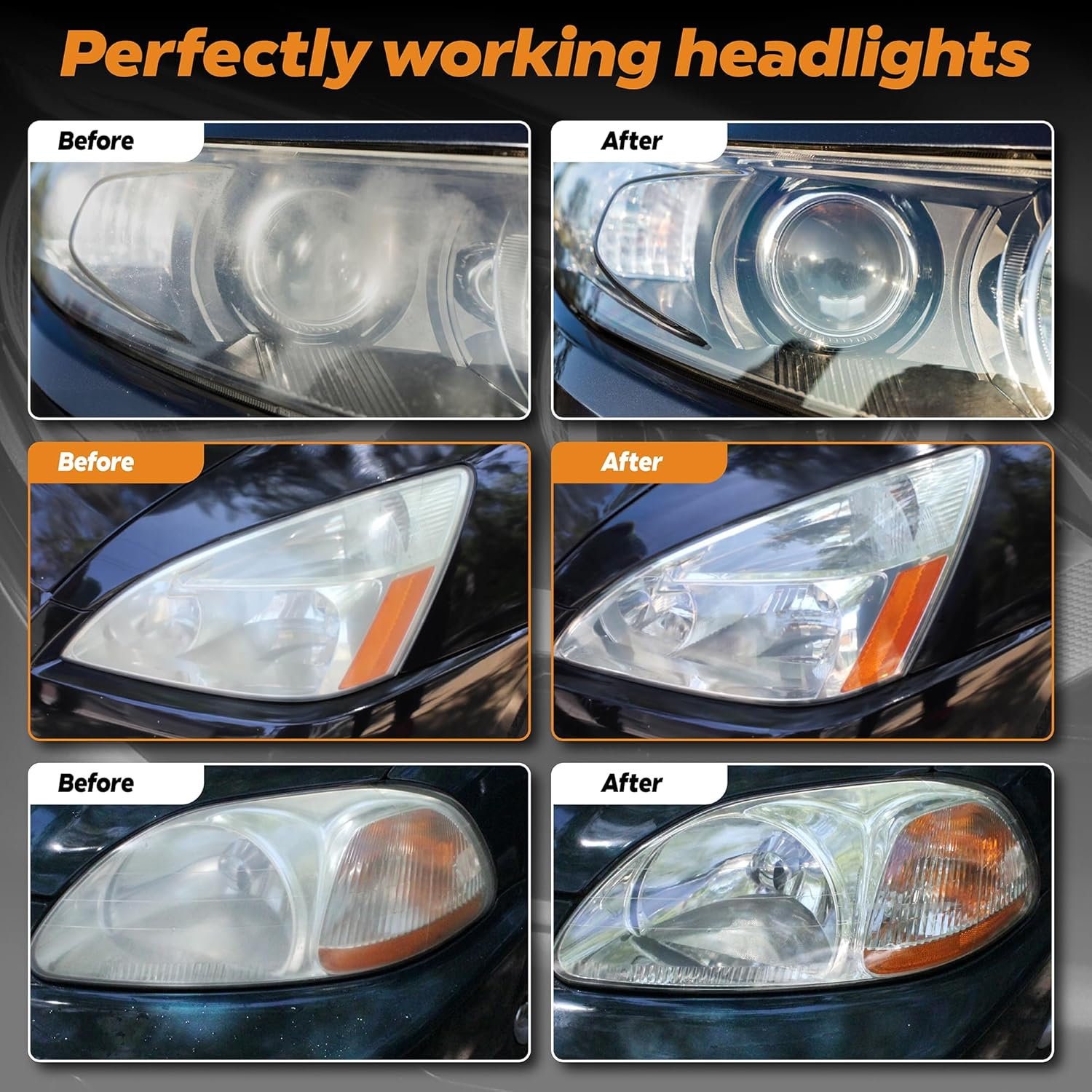 CLT Headlight Restoration Kit, Headlight Lens Cleaning Wipes image number 5