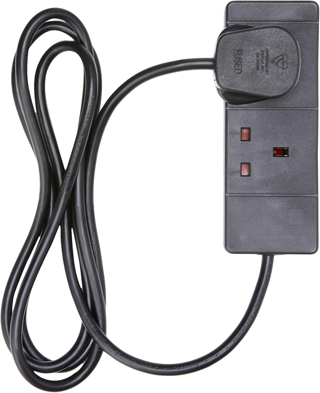 Pro Elec PELB1520 4-Gang Extension, Black, 1M Lead