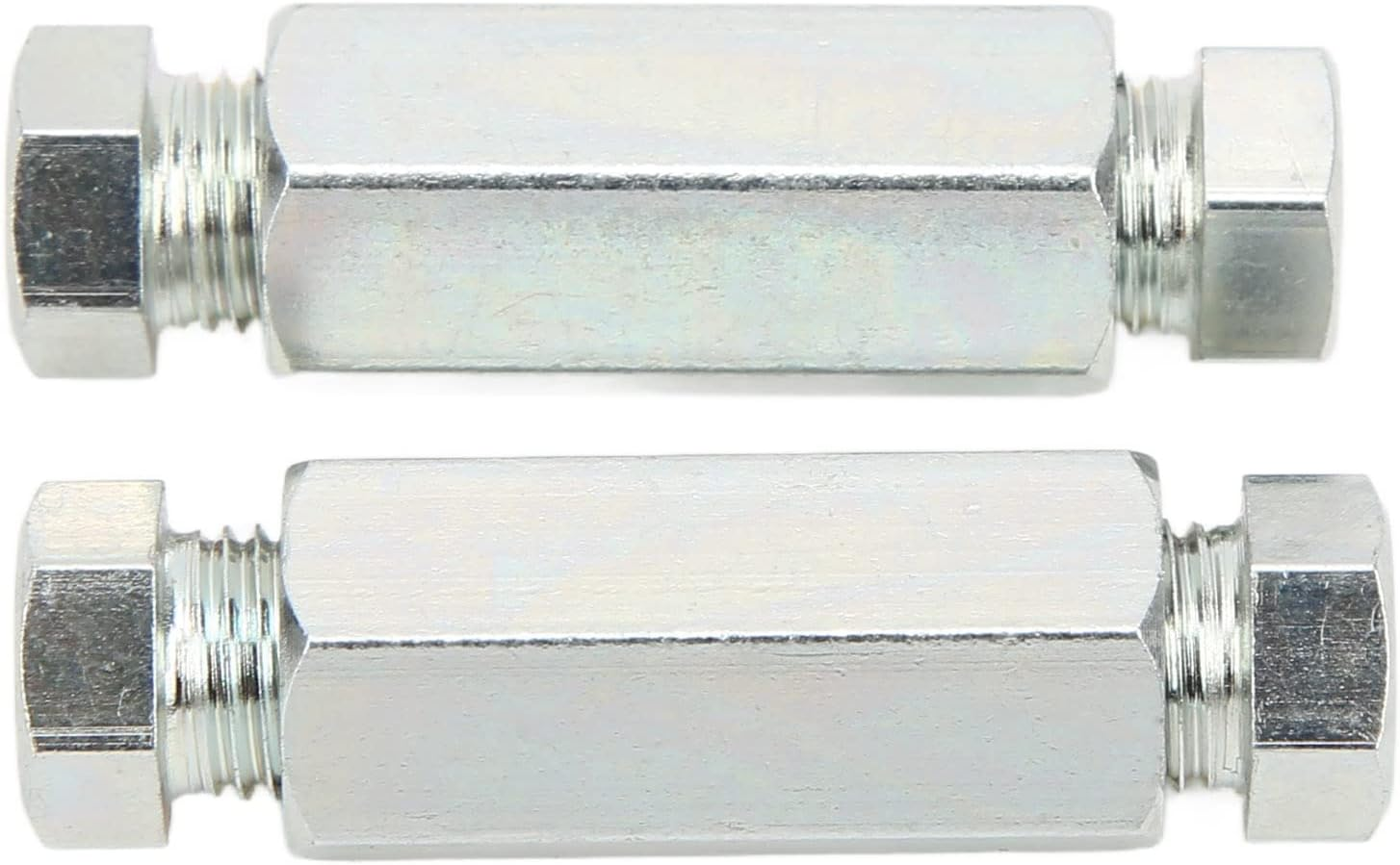 Brake Pipe Fitting Union, 2Pcs/Set 3/8In UNF Unions Female Male Brake Tube Joiners Antirust for Auto image number 4
