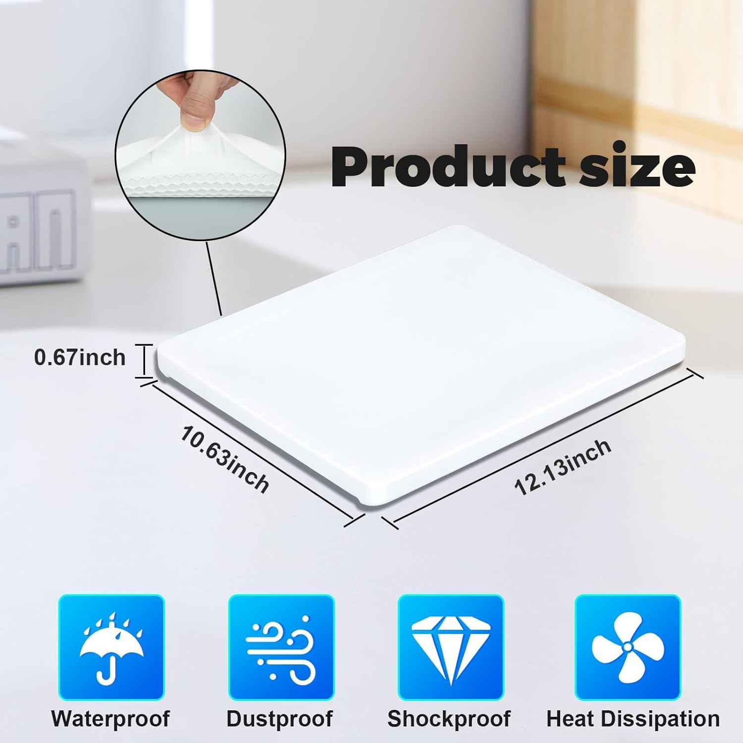 Protective Cover for Starlink Mini, Accessories Silicone Protective Case Compatible with Starlink Mini Dish Accessories Protective Shell image number 1