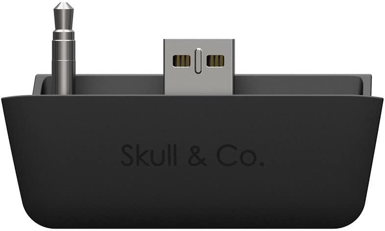 Skull & Co. Audiobox: Bluetooth 5.0 Wireless Audio Transmitter Adapter Low Latency for Xbox (Xb1/Xsx/Xss/Elite2) Controllers- Black image number 5