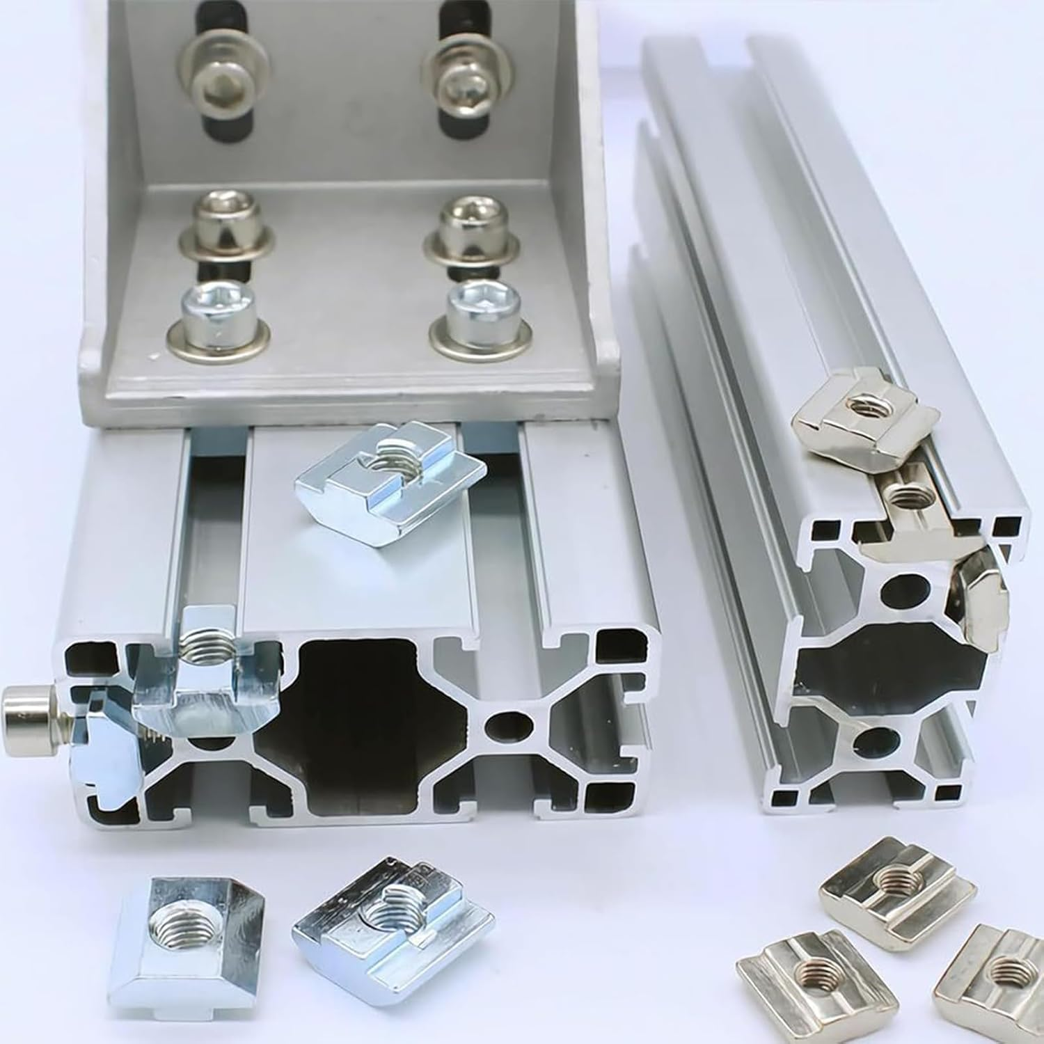 M5 T-Nuts Screws Kit, Home Repair Accessories, Extruded Aluminum Hardware, for DIY Enthusiasts Woodworkers Furniture Assembly Machine Building Workbench Home Repair Automotive image number 3