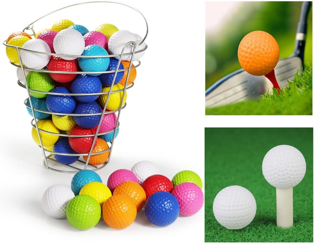 Wanfoou Foam Golf Balls - 16 Pack 42Mm Practice Balls for Indoor or Outdoor Sports, Soft Golf Balls