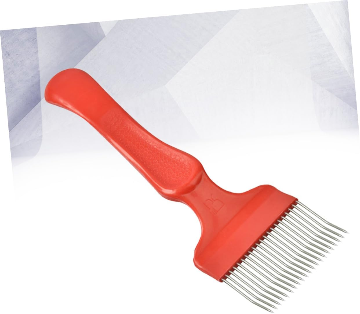 VANZACK Stainless Steel Uncapping Fork with Tines Essential Beekeeping Tool for Easy Honeycomb Maintenance for Inspecting Drone Brood and Uncapping Reach Areas image number 1