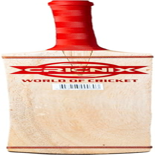 Cricnix Classic Tape Ball Cricket Bat | Hard Tennis Ball Bat | Tape Tennis Bat Coconut Willow (Red) image number 6