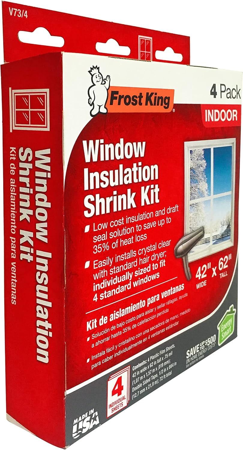 Frost King E/O Indoor Window Insulation Kit (4 per Pack) image number 1