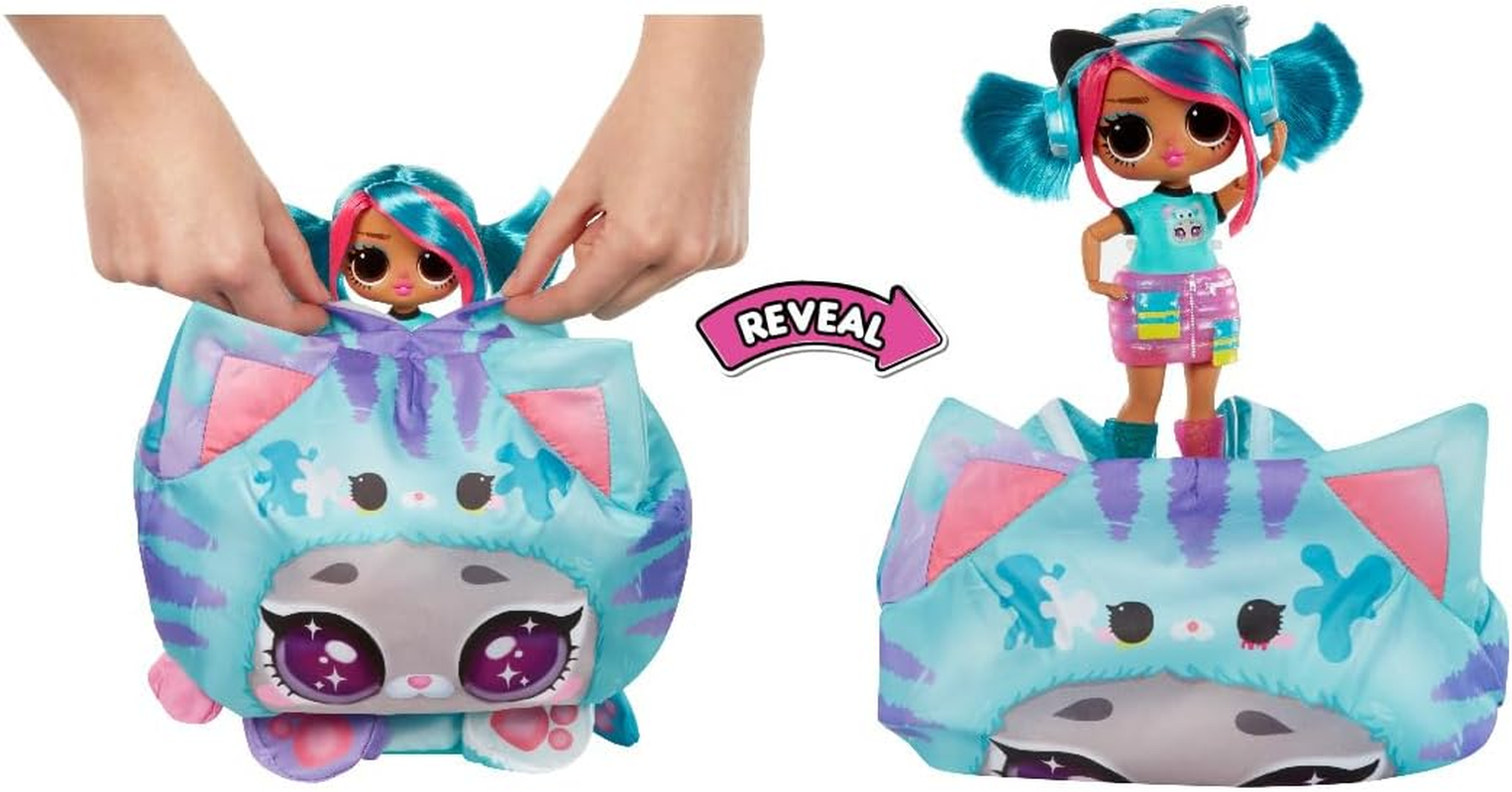 L.O.L. Surprise! Tweens Costume Surprise Emma Emo Fashion Doll with Inflatable Teal Kitty Pet Costume and Multiple Surprises Including Fabulous Fashions & Accessories &ndash; Great for Kids Ages 4+