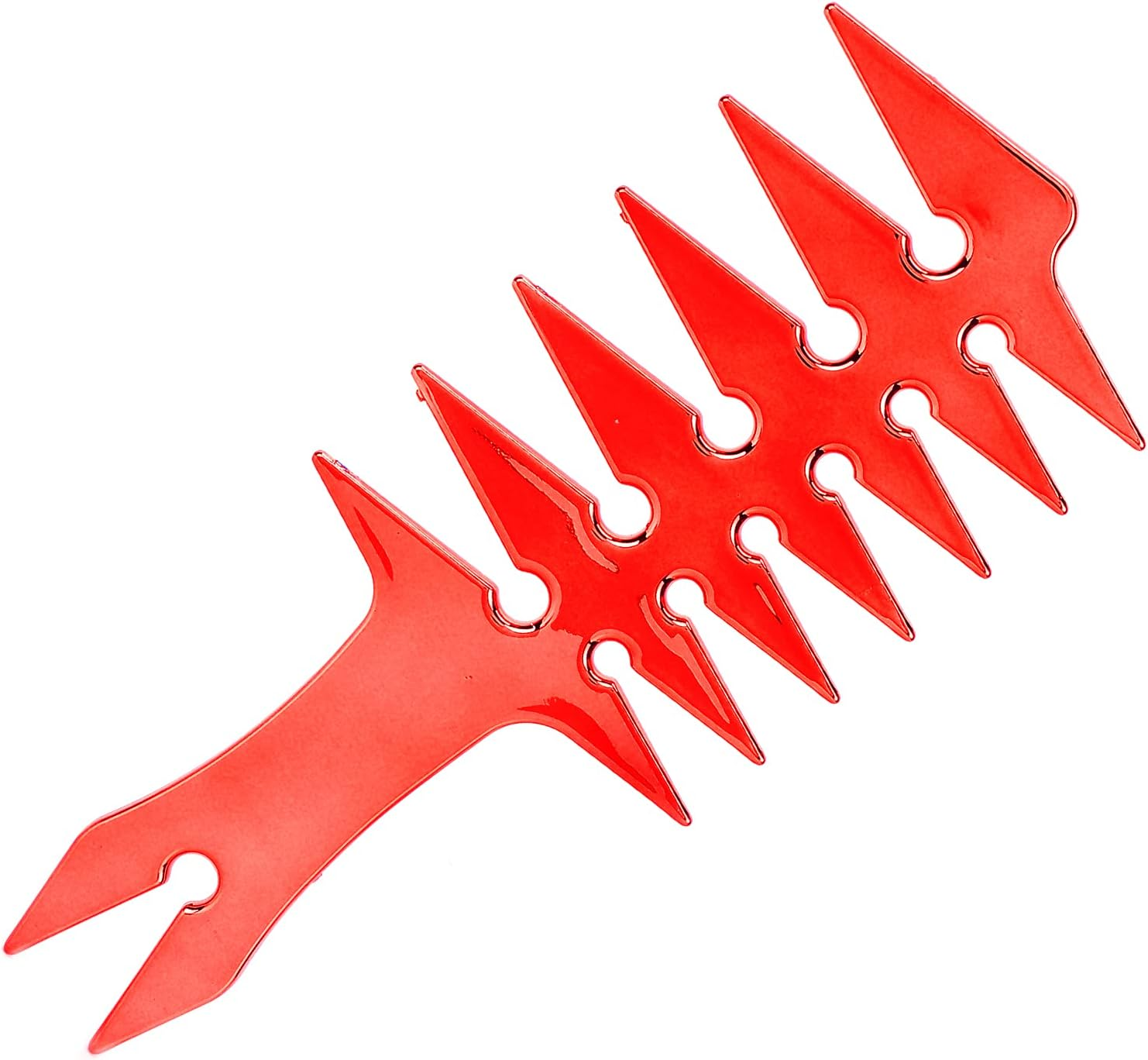 Jiawu Double -Sided Hair Comb Retro Design Hairdresser Comb for Men for Portable Use Absurd 1 X Hair Ideal for Use (Black)