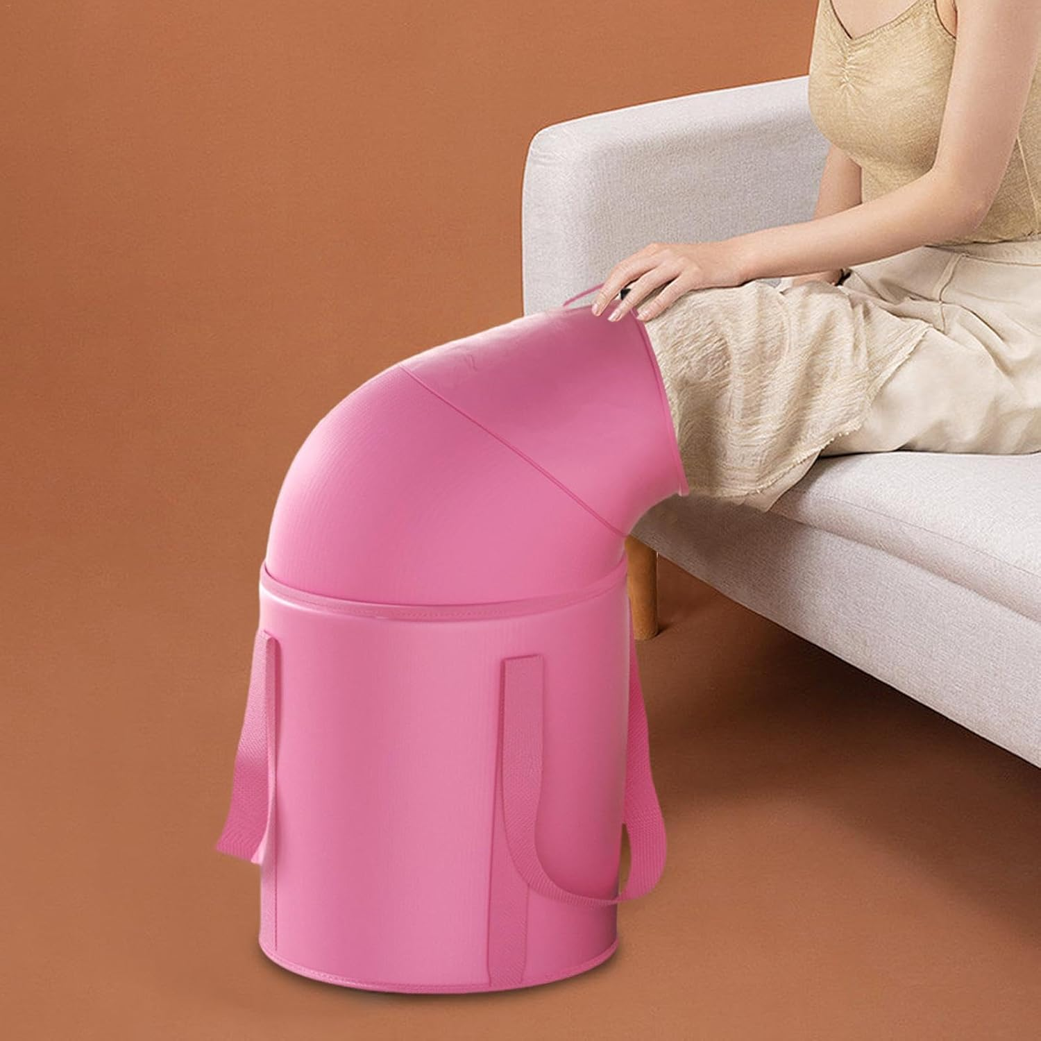 Bvizyelck Foot Soaking Bath Basin | Foldable Foot Basin Tub Bucket,Portable Foot Soak Tub for Camping, Picnic, Hiking, Rowing, Fishing image number 3