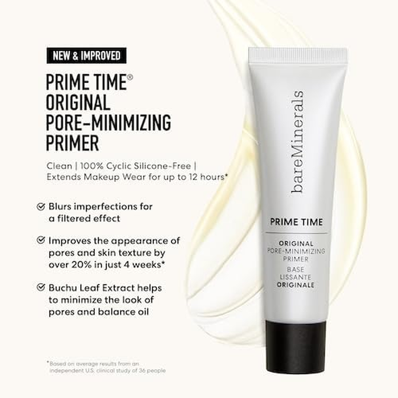Prime Time Original Pore Minimizing Primer by Bareminerals for Women - 1 Oz Primer