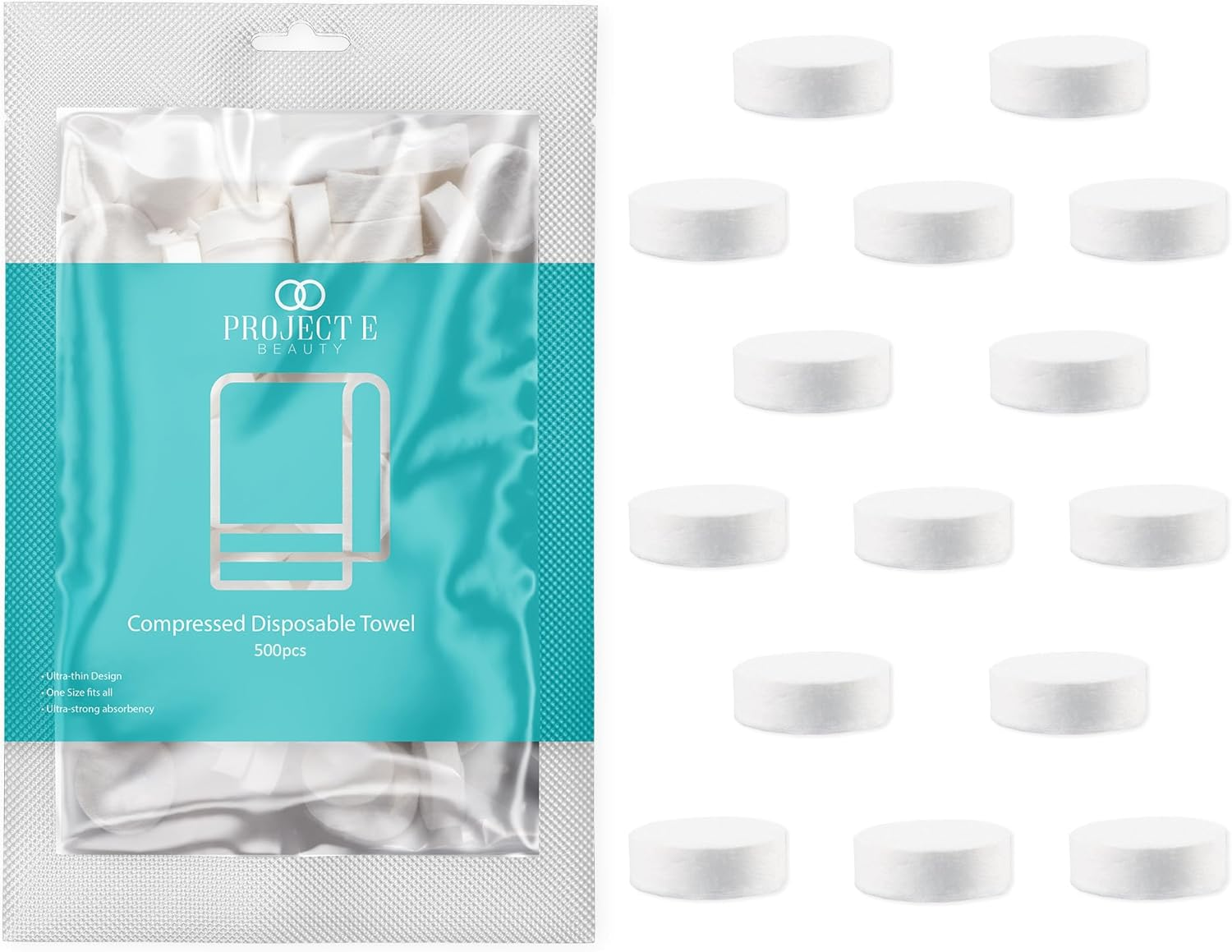 1000Pcs Disposable DIY Non-Woven Eye Mask Paper by Project E Beauty | DIY Cotton Eye Care Mask | for Skincare & Spa Salon Use | Cosmetic Facial Paper for Toner, Serum, or Lotion image number 4