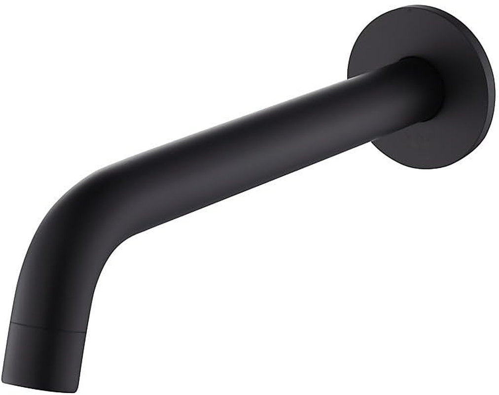 220Mm Bath Spout in Black Finish