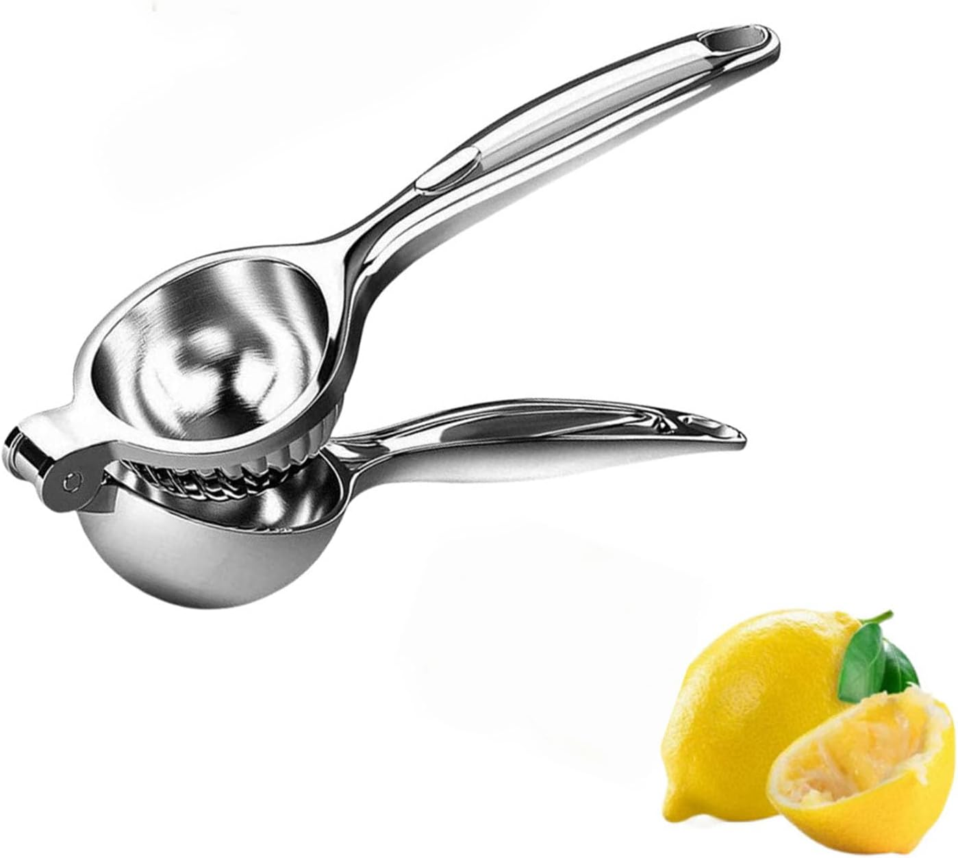 Stainless Steel Lemon Squeezer, Manual Hand Lime Juicers Citrus Juicers, Easy to Extract All Lemon/Citrus Juice, Suitable for Home, Bar image number 3