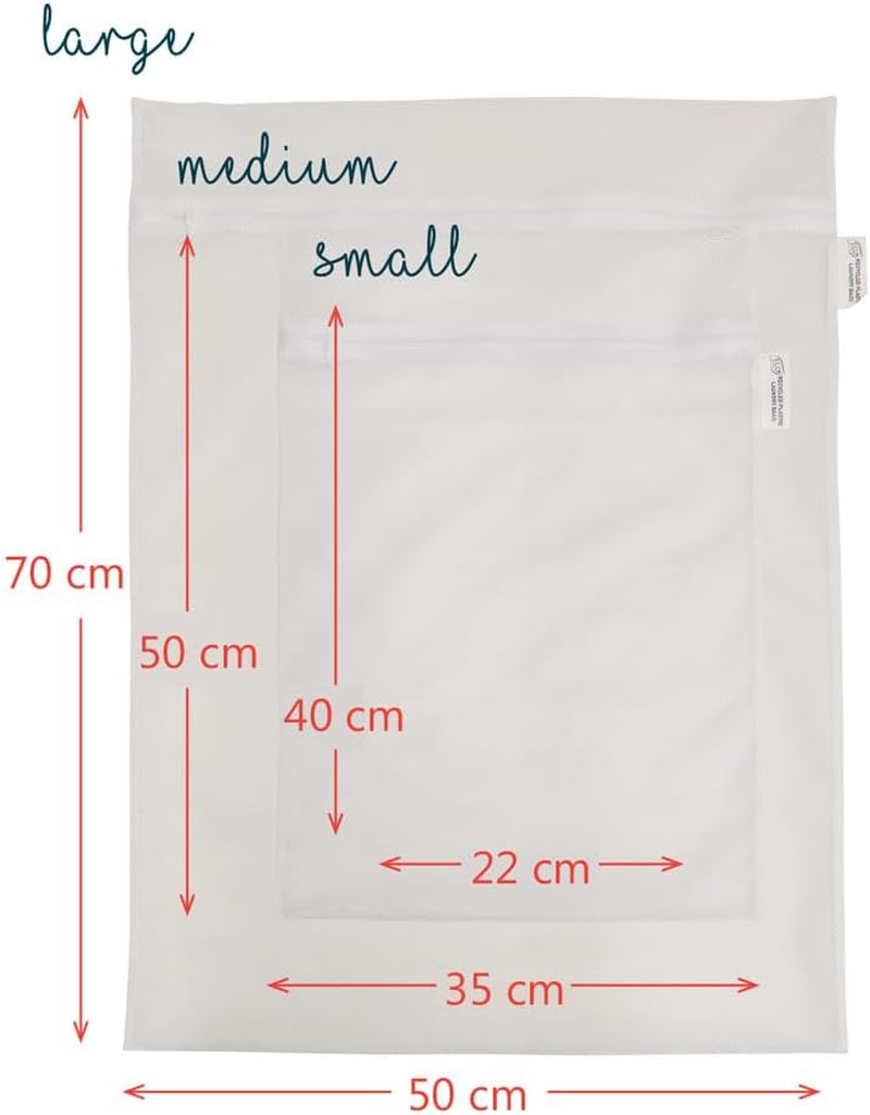 White Magic Eco Basics Recycled Plastic Laundry Bags image number 2