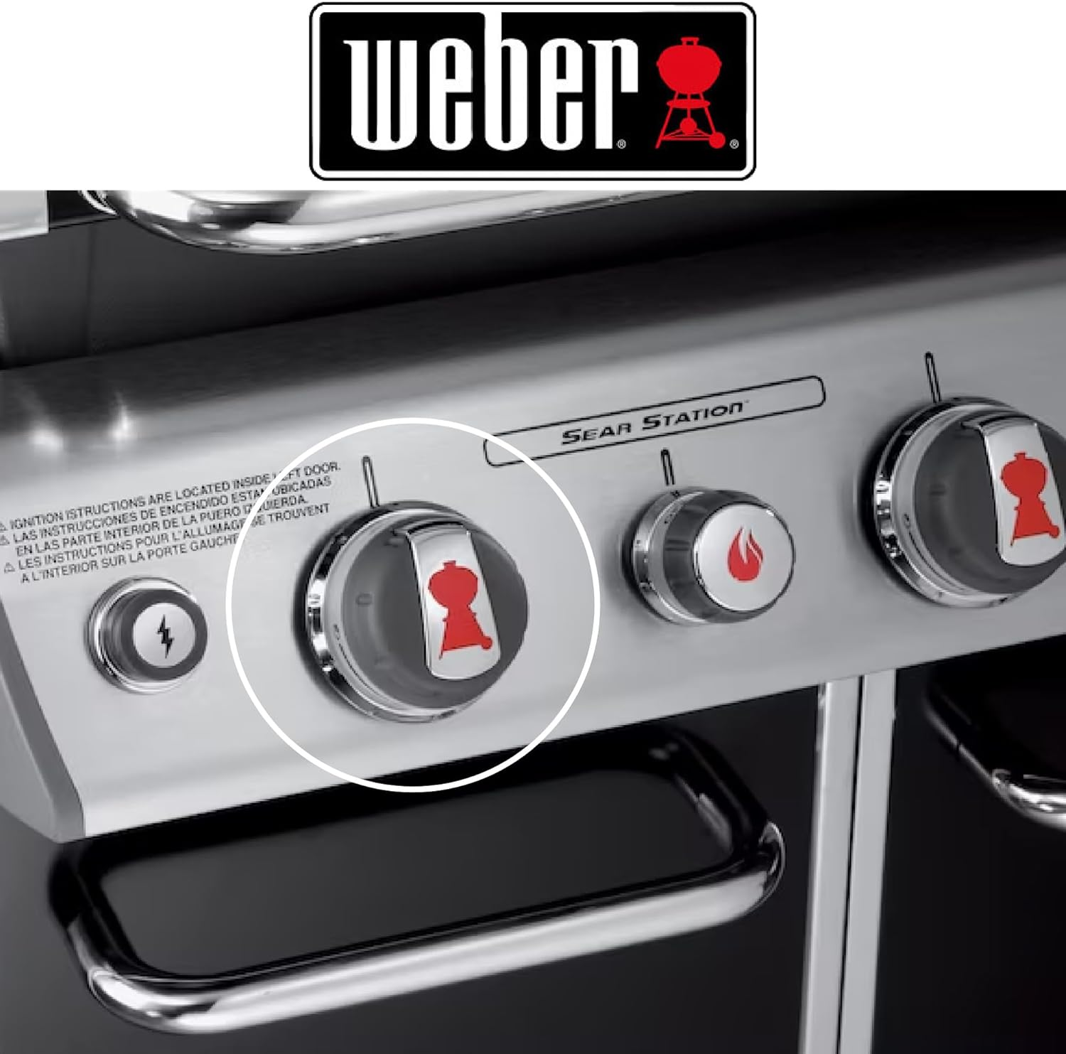 Weber 88848 Gas Grill Burner Knobs