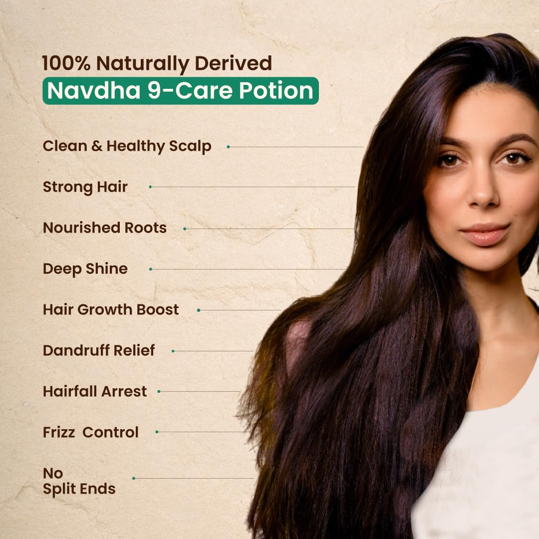 Nat Habit Trileaf Rosemary Shampoo & Conditioner Combo|Herbal Shampoo for Dry Frizzy & Damaged Hair, Hair Fall | Amla Reetha Shikakai| Sulphate Free image number 2