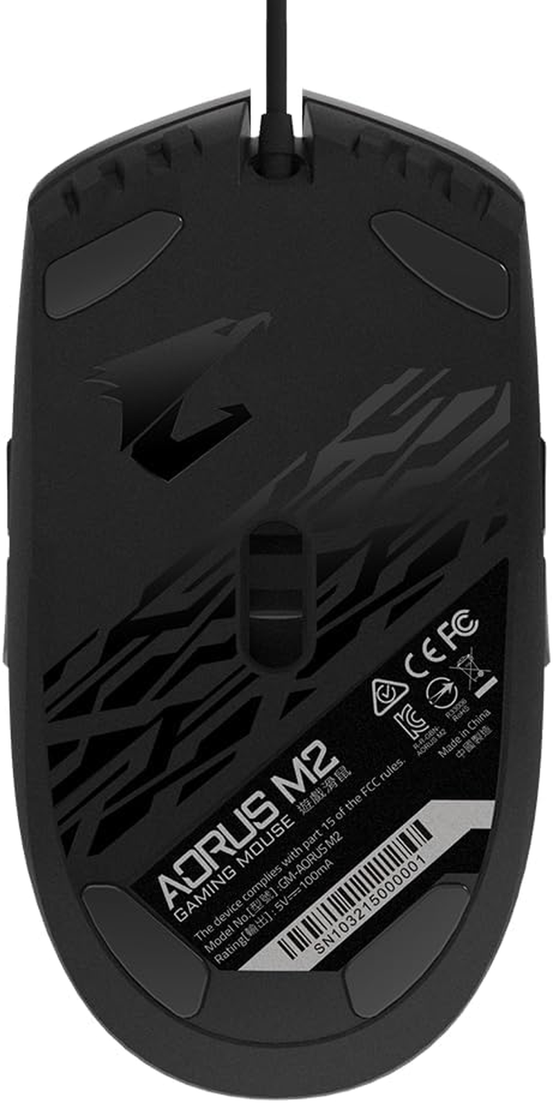 Gigabyte GM-AORUS-M2 Optical Gaming USB Mouse image number 3