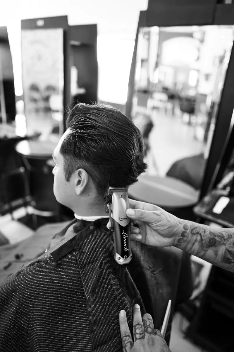 Wahl Launch Professional Cordless Hair Clipper | 6000 RPM Motor, 120-Min Runtime | Adjustable Taper Blade (1-2Mm) image number 2
