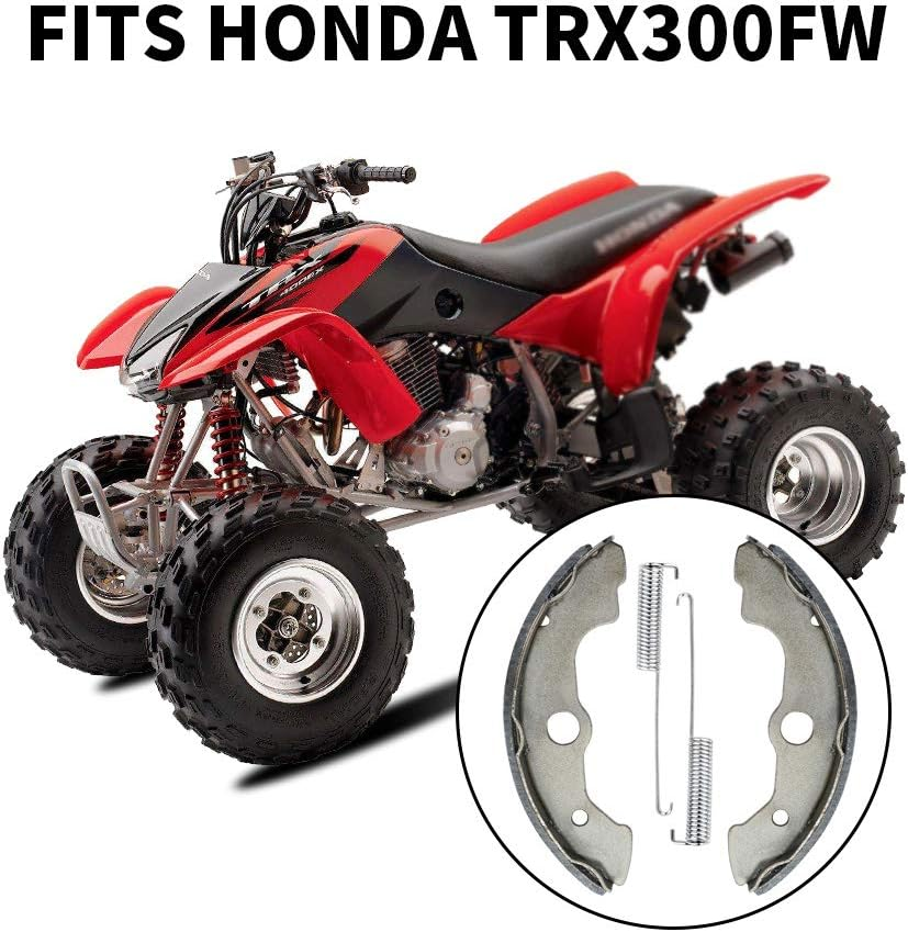 Front Brake Shoes Set Fits Honda TRX300FW FOURTRAX 300 FW 4X4 1988 1990-2000 image number 4