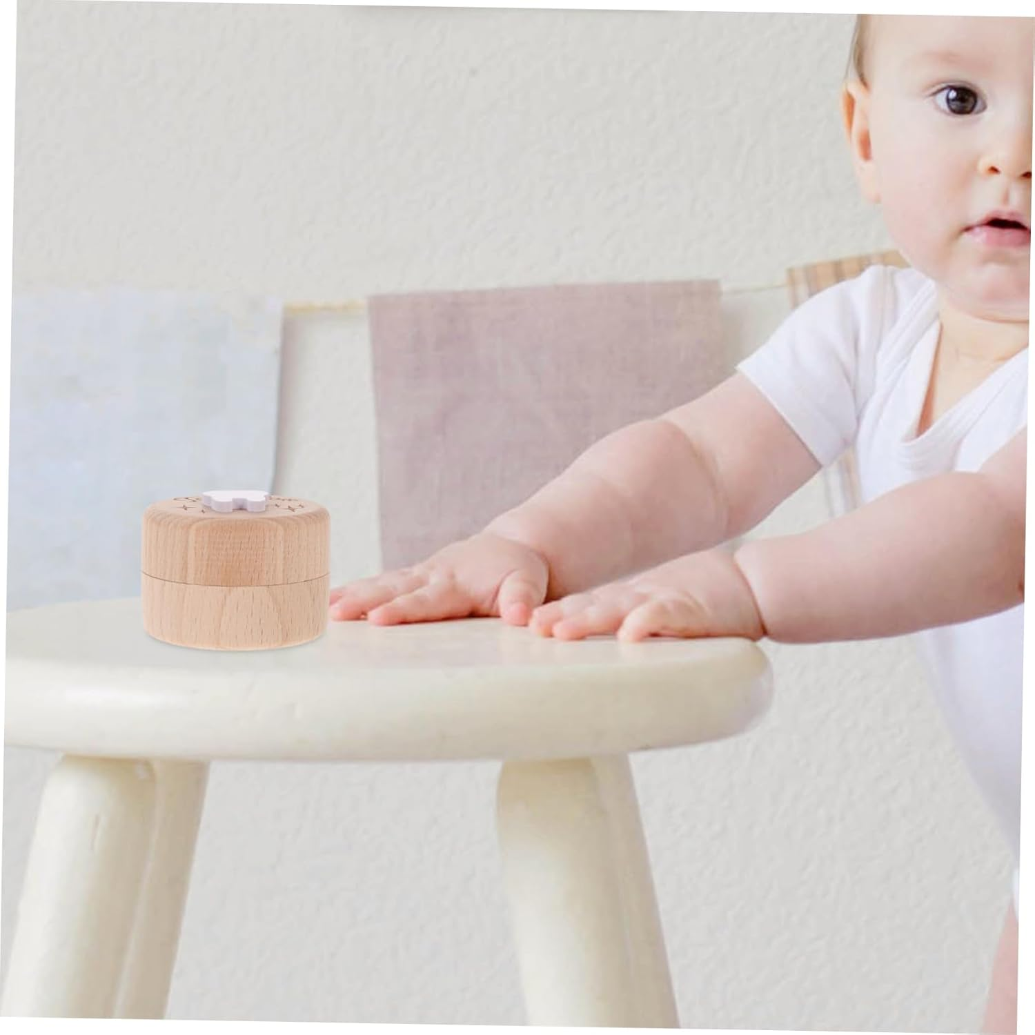 MAGICLULU Deciduous Tooth Box Wooden Boys and Girls Tooth Fairy Box Keepsake Collection Organizer