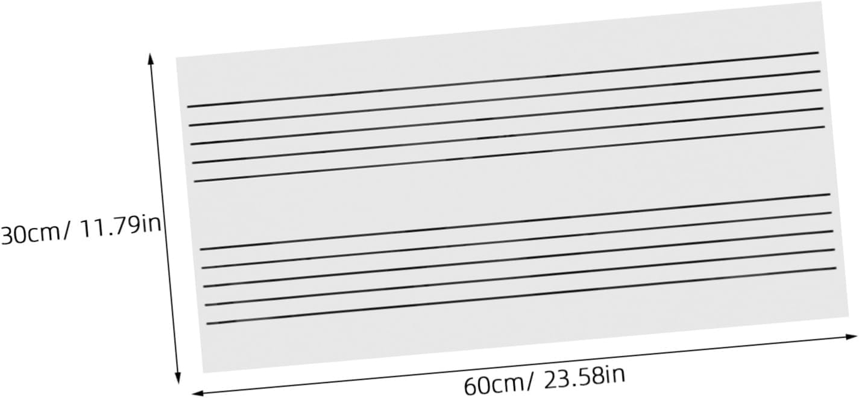 Staff Whiteboard Stickers White Board Music Teaching Tools Musical Notes Whiteboard Classroom Whiteboards Magnetic Lapboard Music Staff Dry Erase Board Dry Erase Lapboards Rubber IWOWHERO image number 6