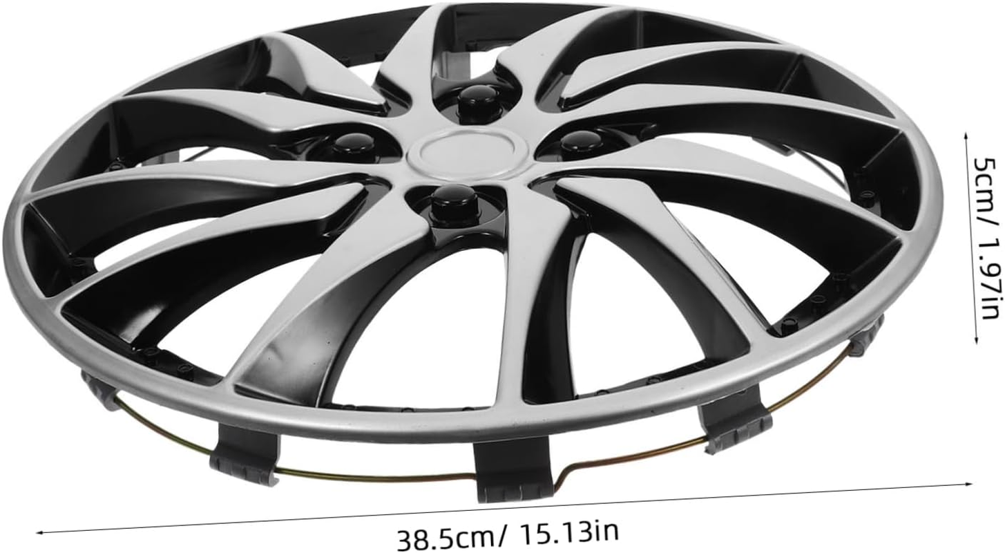 GARVALON Car Wheel Hub Covers Hubcap 14" Universal PP Hubcap Cover for Car Truck SUV Improved Design for Steel Wheel Protection Appearance Upgrade