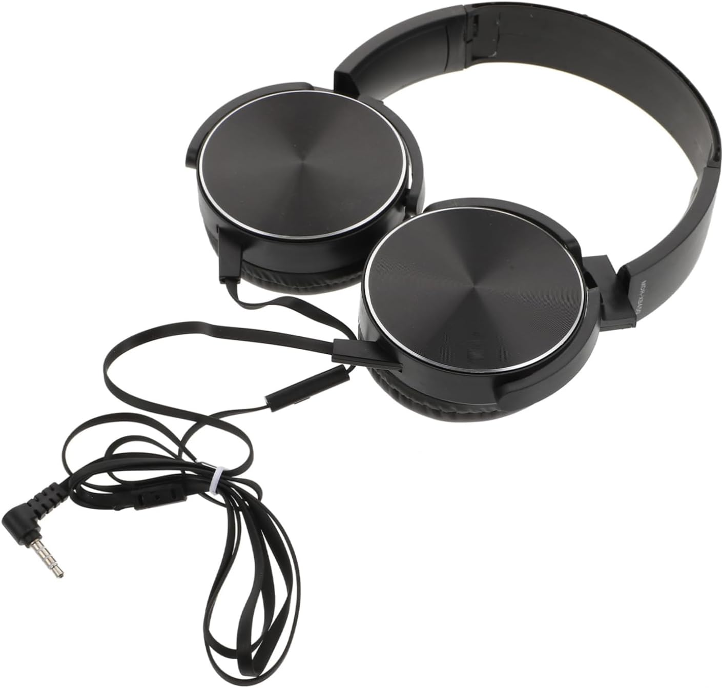 Mikinona Wired Head-Mounted Headset Microphone Stereo Computer Music Headphone for Desktop Use Black Over-Ear Wired Headphones for Sound image number 6