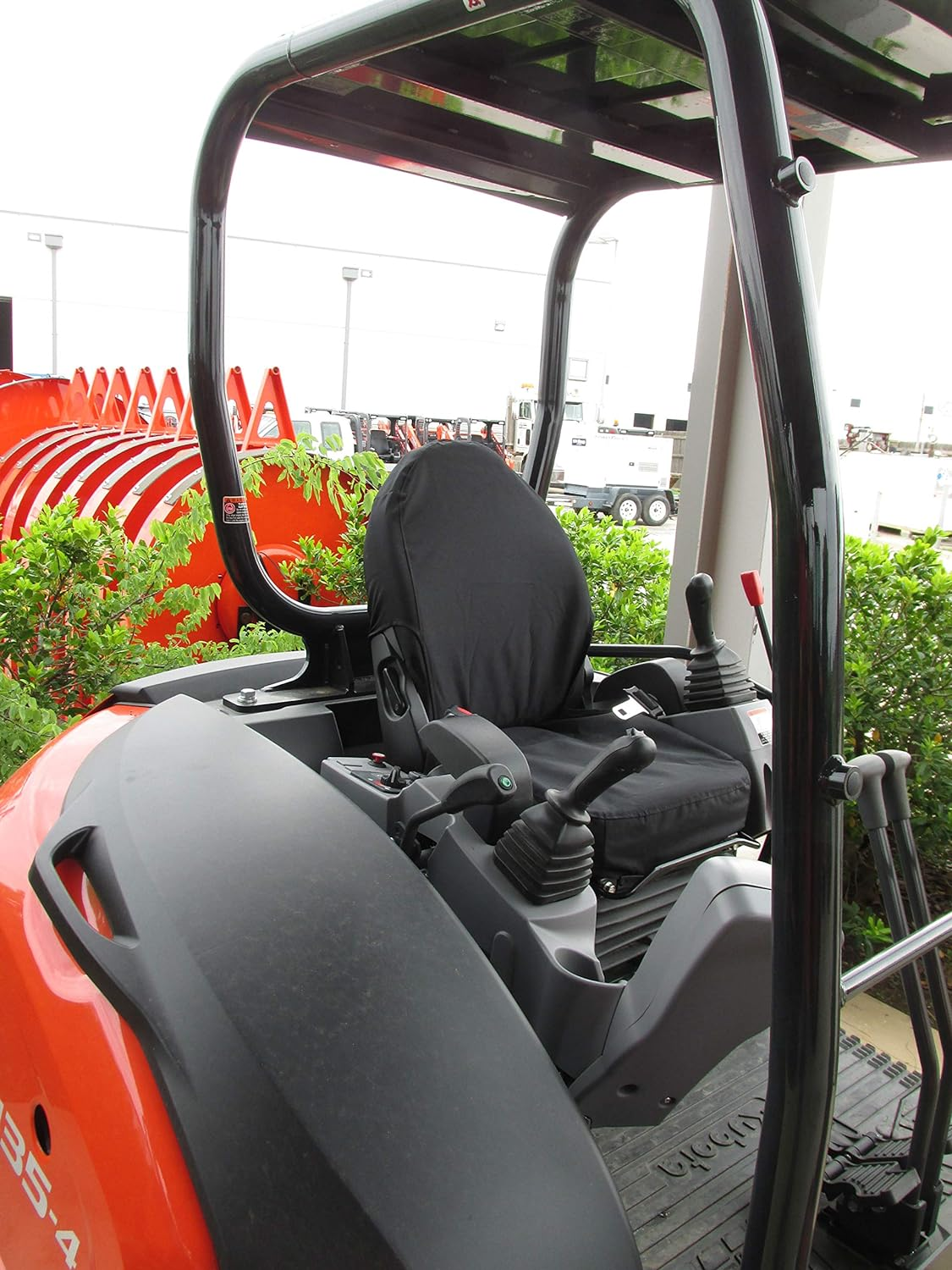 Durafit Seat Covers, Black Waterproof Seat Covers for Kubota KX080 Excavator KX033,U35,KX040 in Waterproof Endura, U35 image number 3