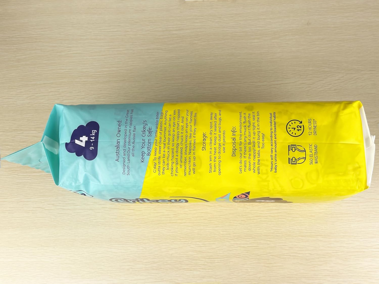 Premium Quality Nappies for Boys & Girls, Size 4 (9-14Kg), Pack of 52 image number 3