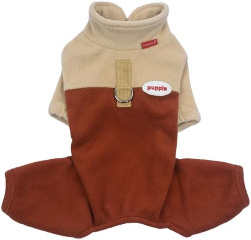 Alpine Fleece Suit Beige M Dog Coat