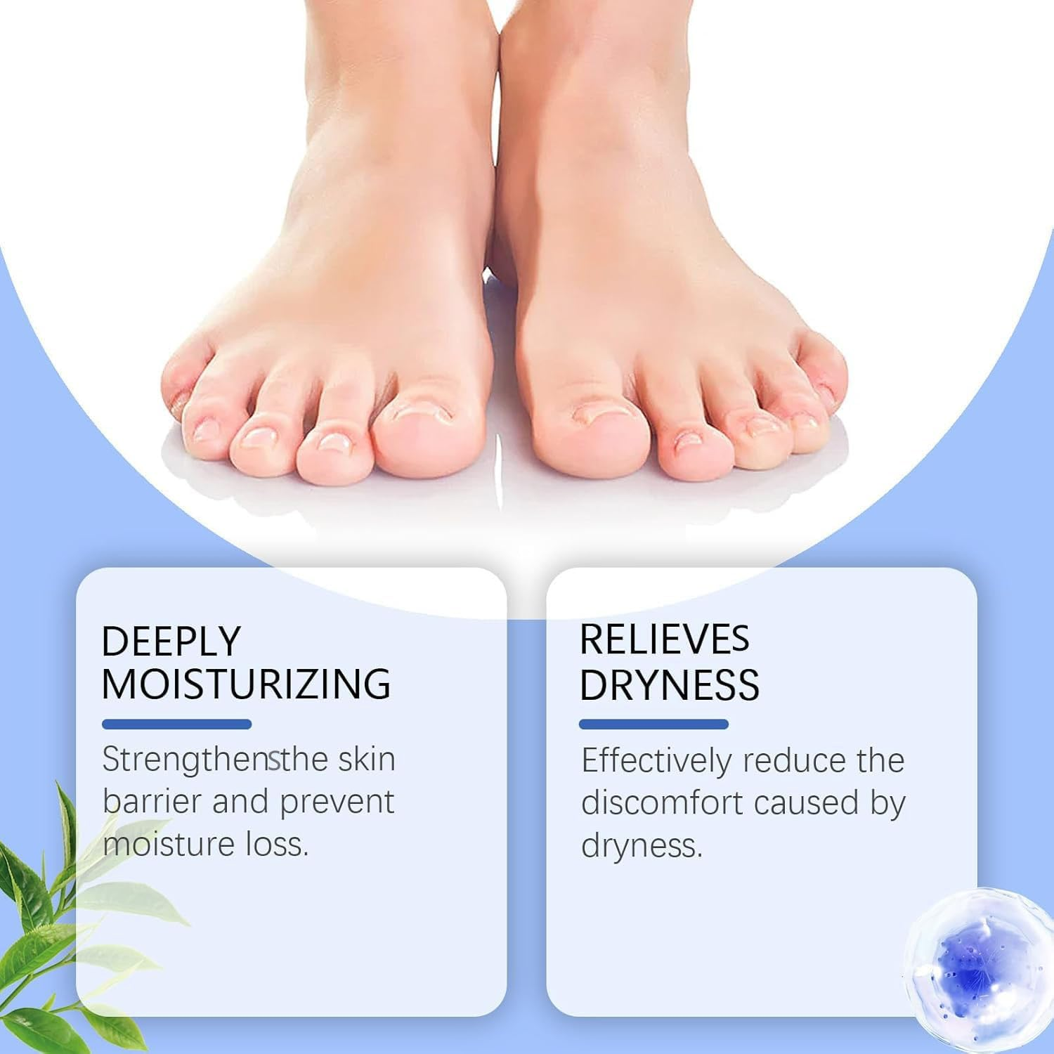 60% Urea Cream, Urea Foot Cream for Cracked Heels and Dry Skin- Urea Cream 60 Percent for Feet, Deeply Moisturizing and Softening, Moisturizer Care for Body Hands & Feet Knees (3Pcs) - 2Pcs image number 2