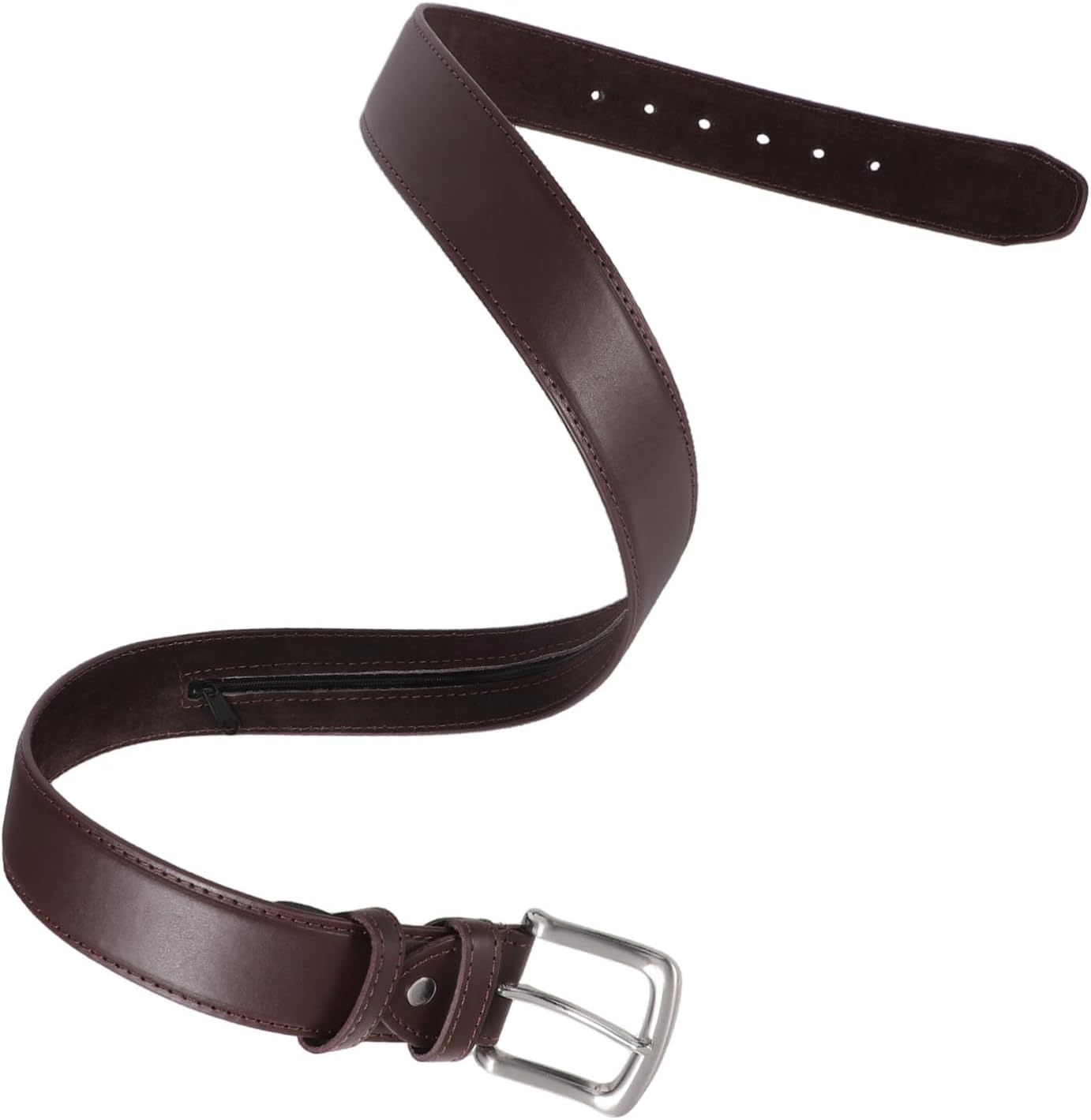 Ibasenice Hidden Money Belt Secure Travel Wallet Belt with Waistband for Safe Cash Storage Stylish for Men for Travel Everyday Use image number 3